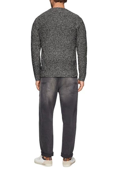 S.OLIVER PULLOVER GREY/BLACK 2