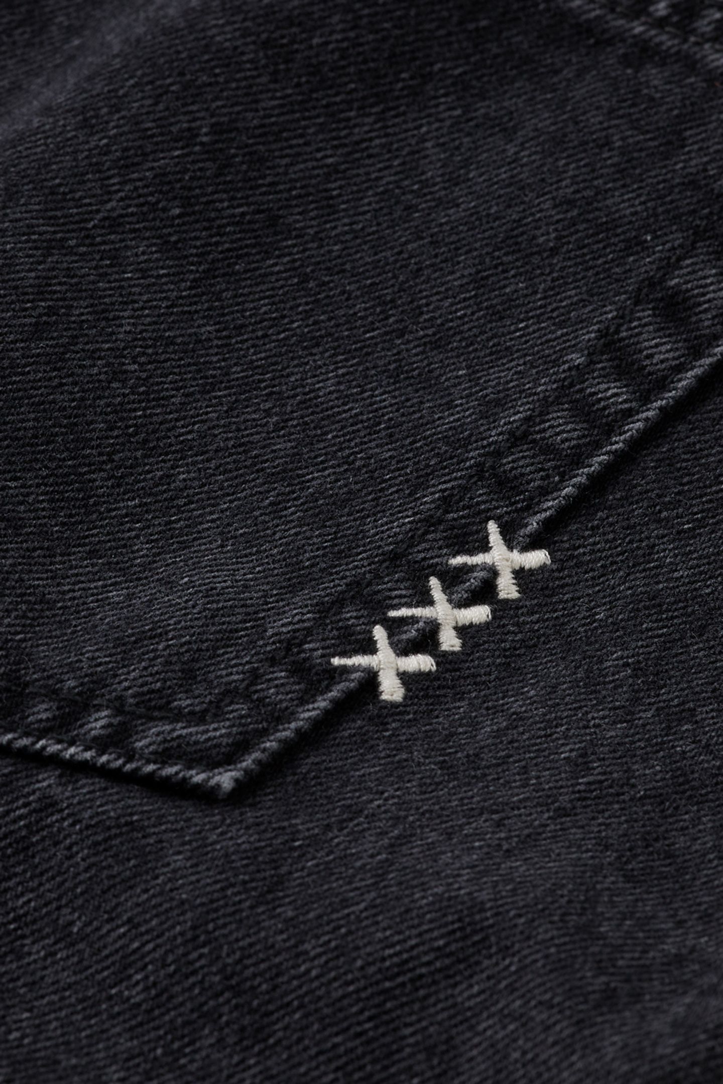 WASHED BLACK DENIM MINI SKIRT WITH CARGO POCKETS CITY BUZZ 8