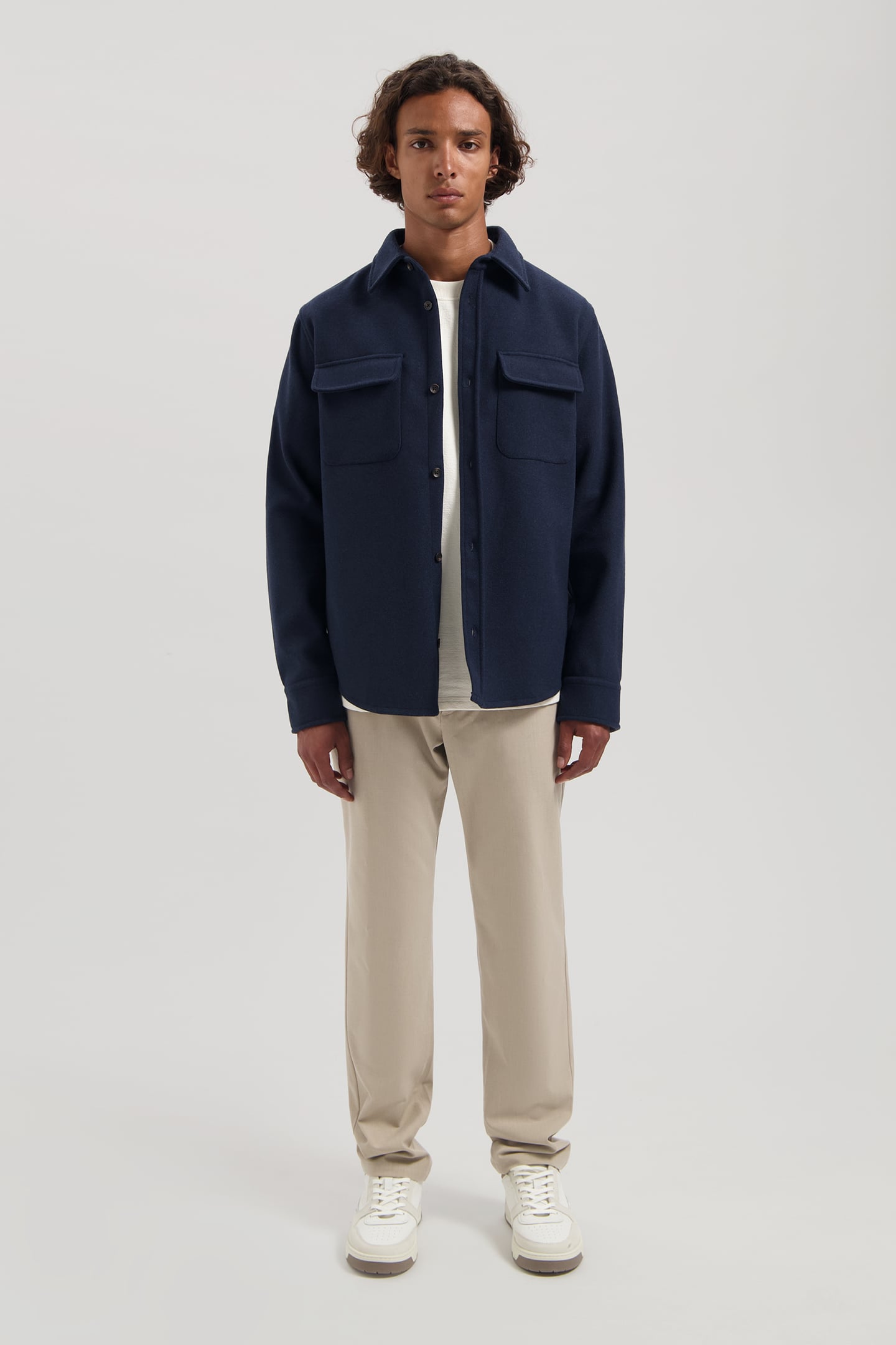 DS-ULRIK OVERSHIRT DK. NAVY 3