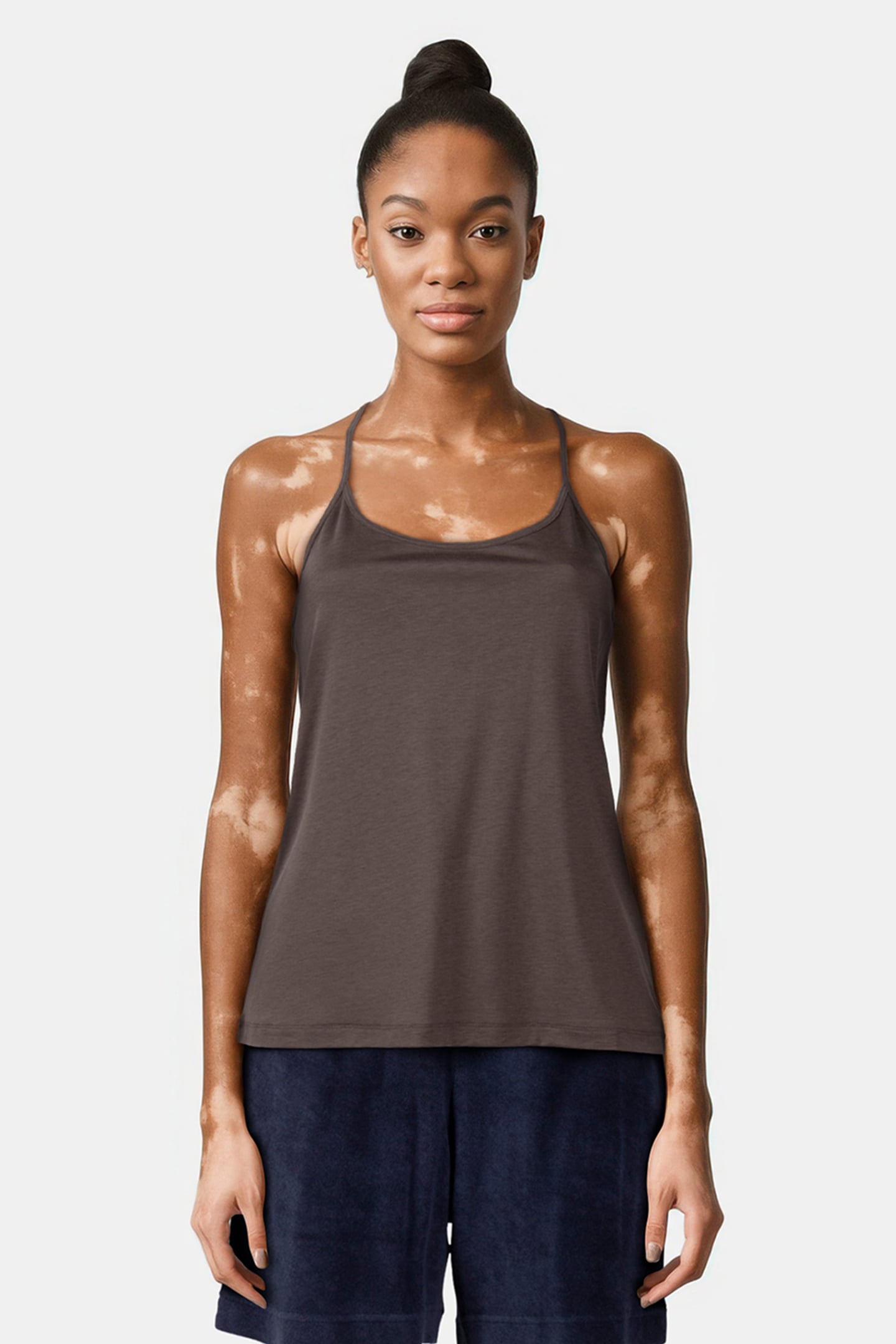 ANEMONE TOP DARK KHAKI 1