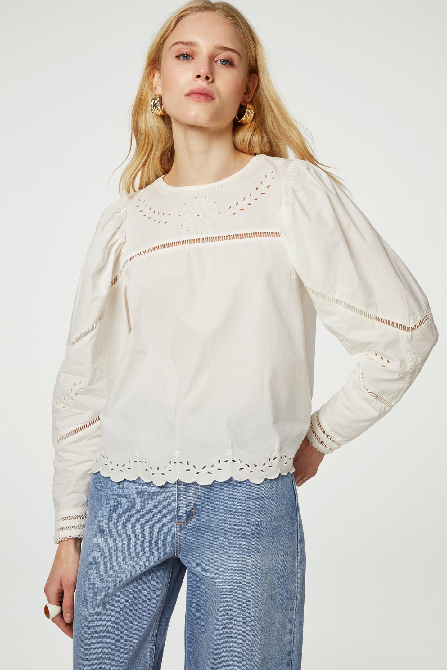 RAJA TOP CREAM WHITE 1