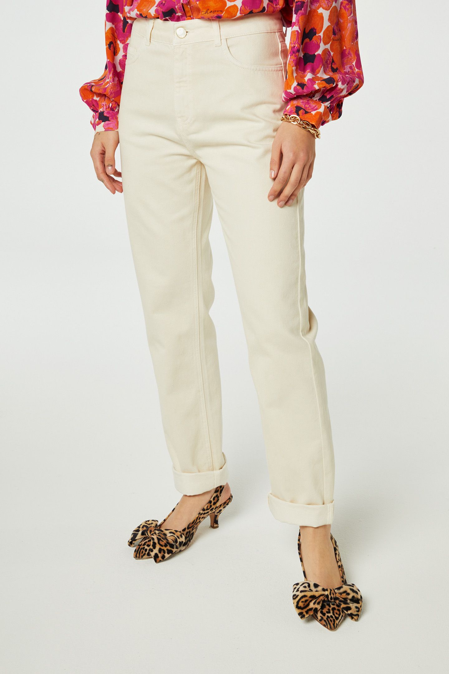 LOLA STRAIGHT CREAM WHITE 1