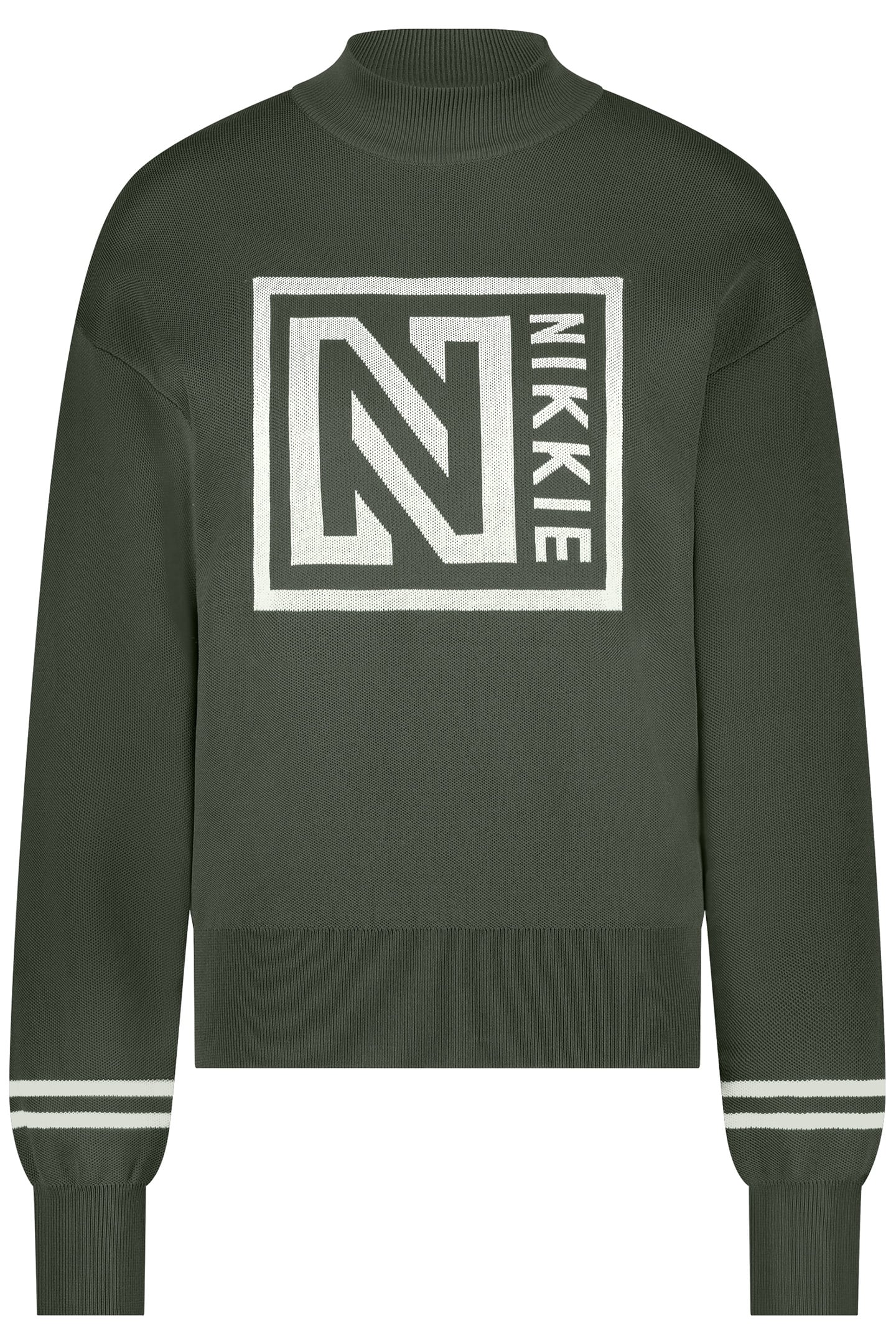 LOGO PATCH SWEATER NIGHT FOREST 1