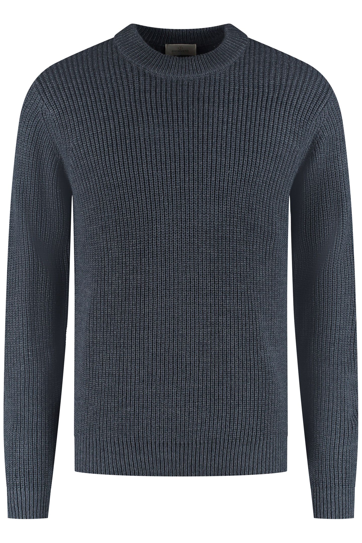 DS-CREW RIBKNIT DK. NAVY 4