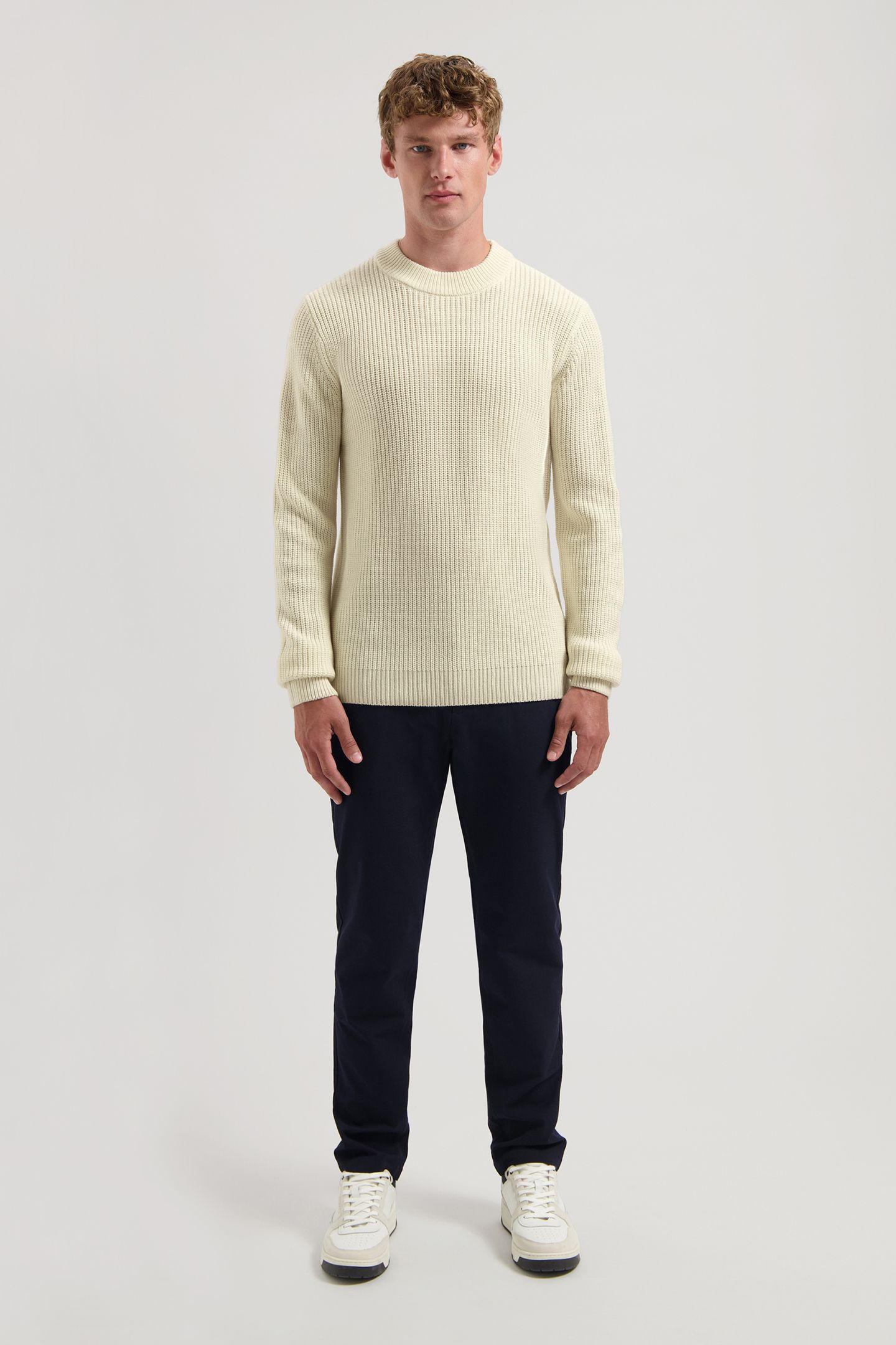 DS-CREW RIBKNIT OFFWHITE 3