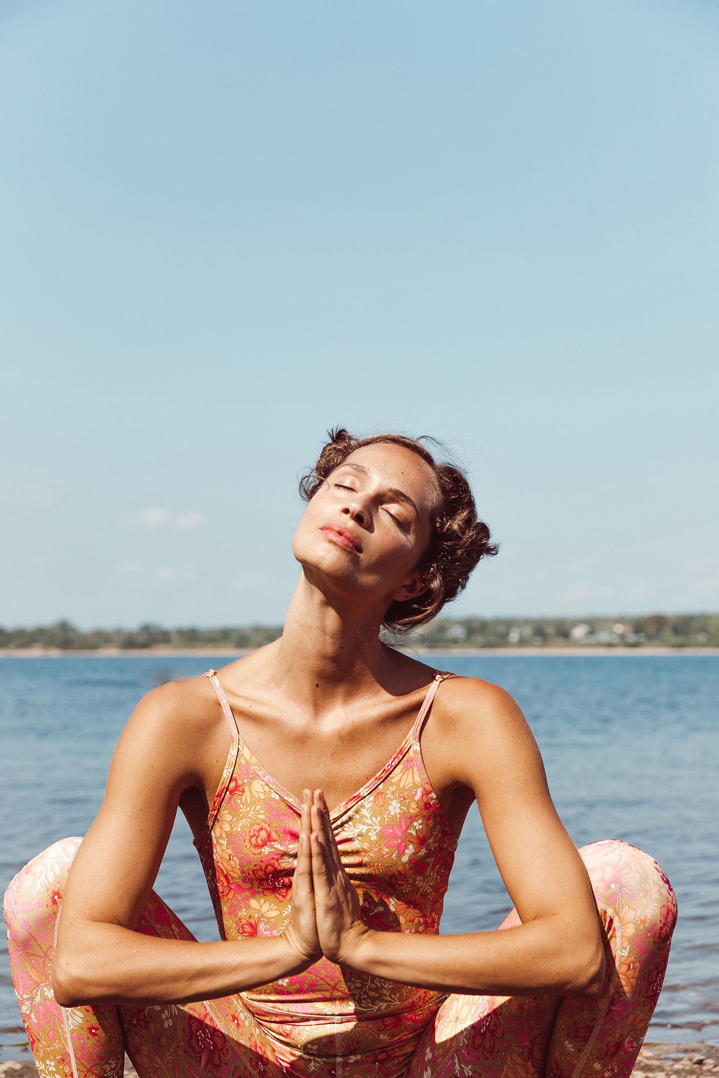BRA SATNAM KHAKI MULTI FLOWERS 4