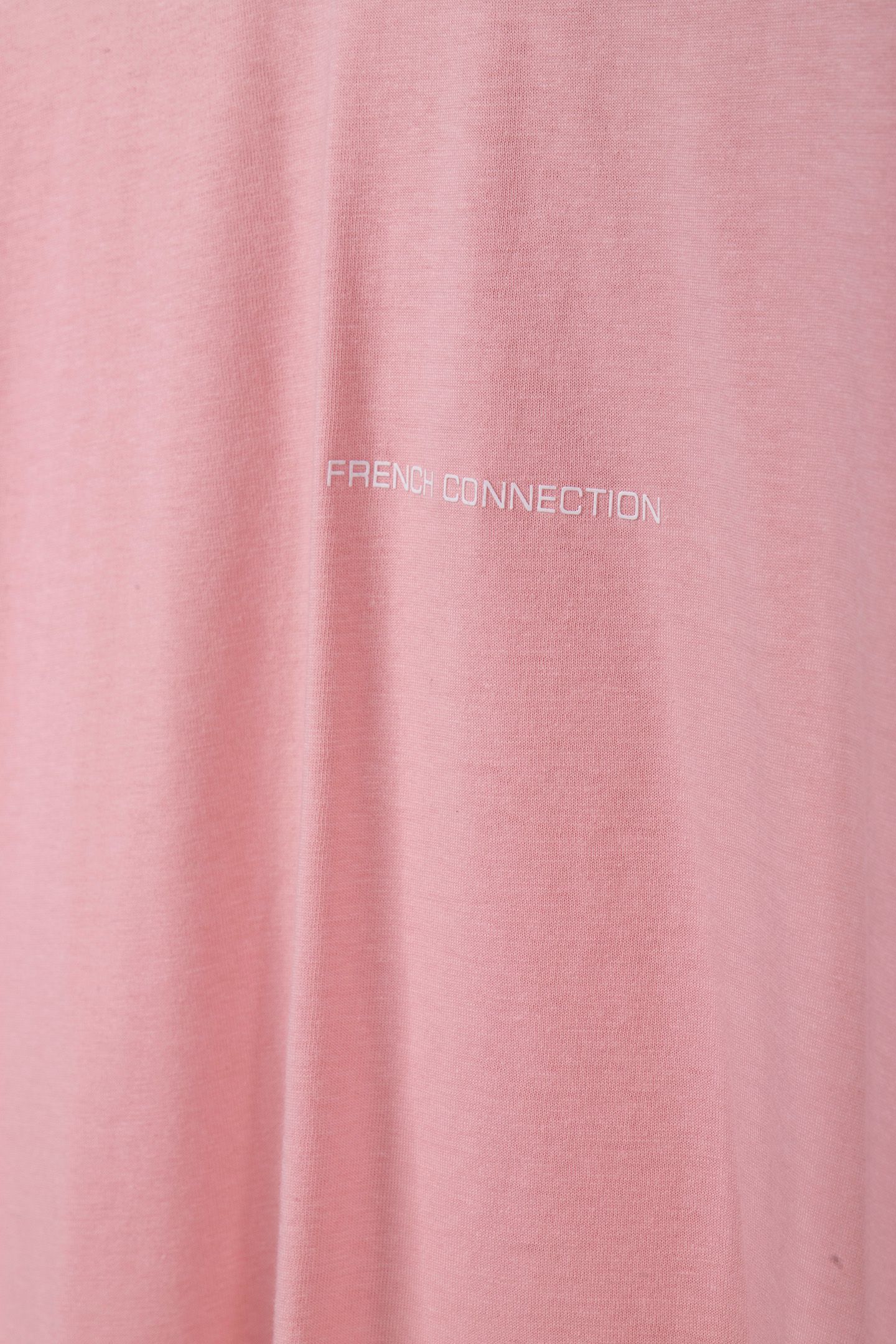 FRENCH CONNECTION TEE WASHED PINK/WHITE 5