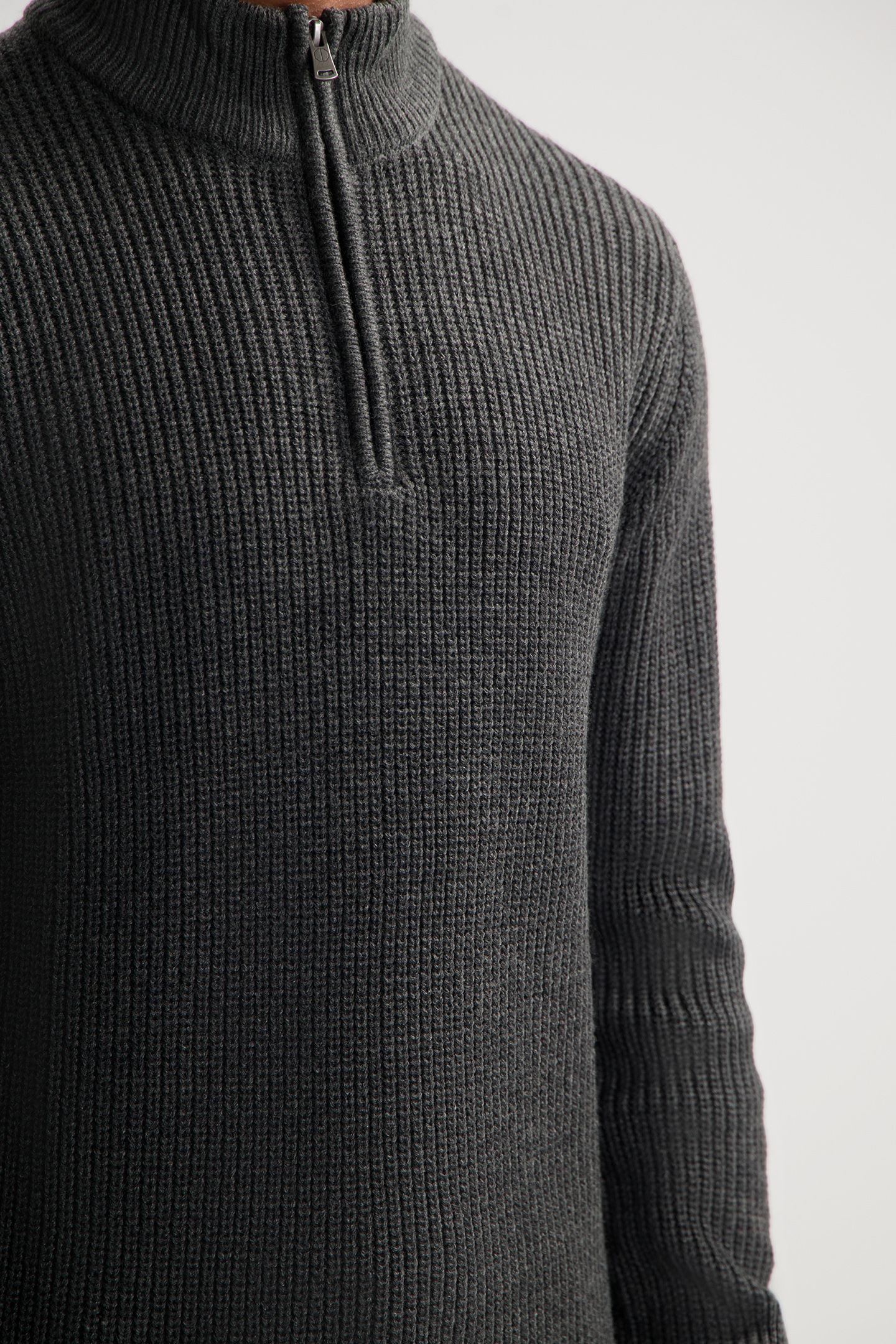 DS-SKIPPER RIBKNIT ANTHRA MELANGE 5