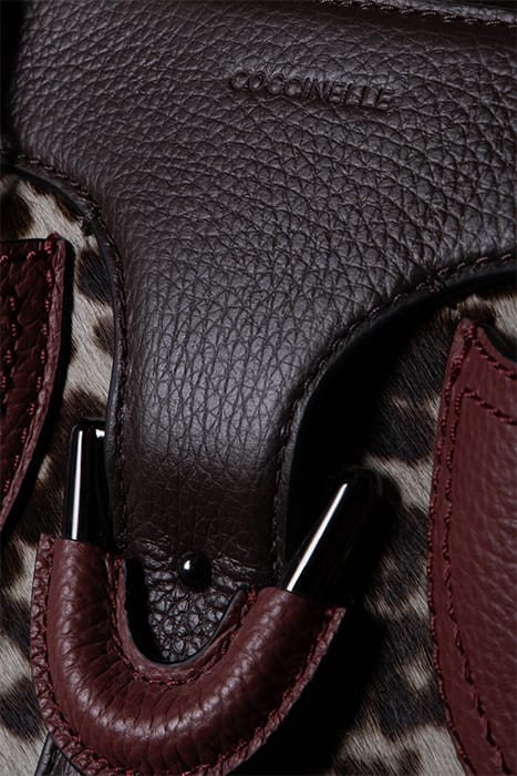 ANIMAL MIXED FABRIC HANDBAG 5