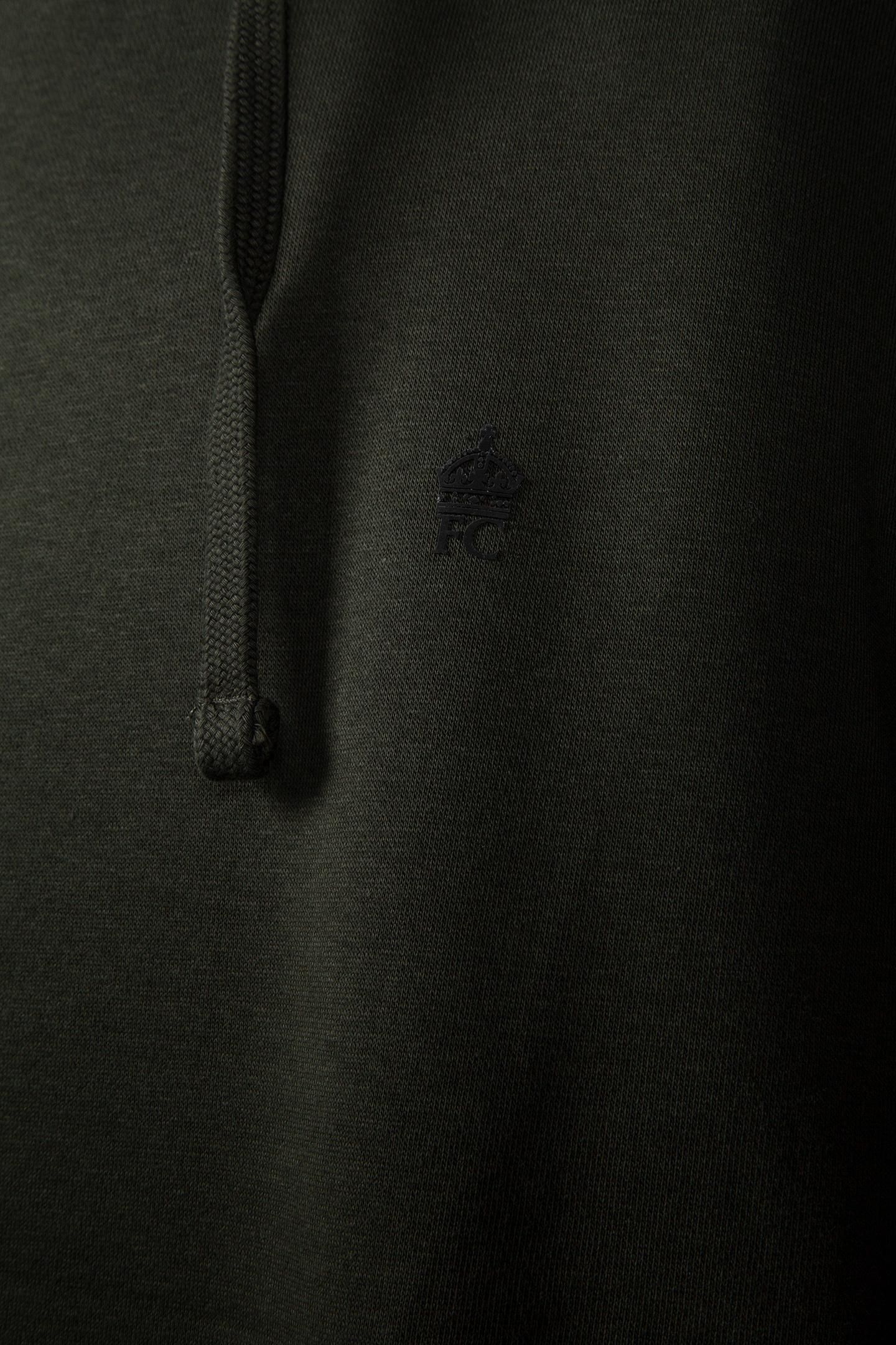 OVERHEAD SWEATSHIRT DK GREEN/BLACK 5