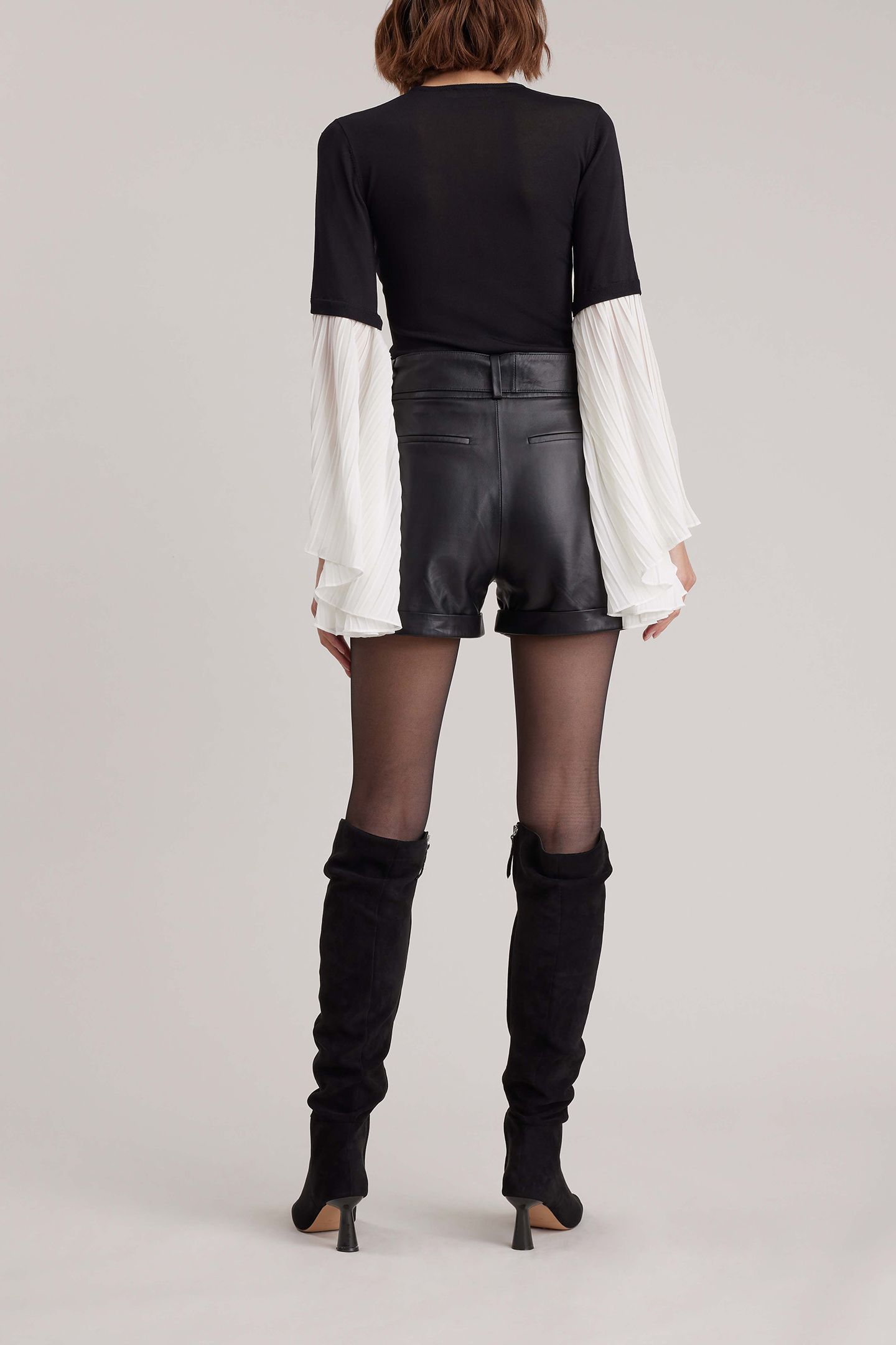 FADETTE PULLOVER BLACK/WHITE 2