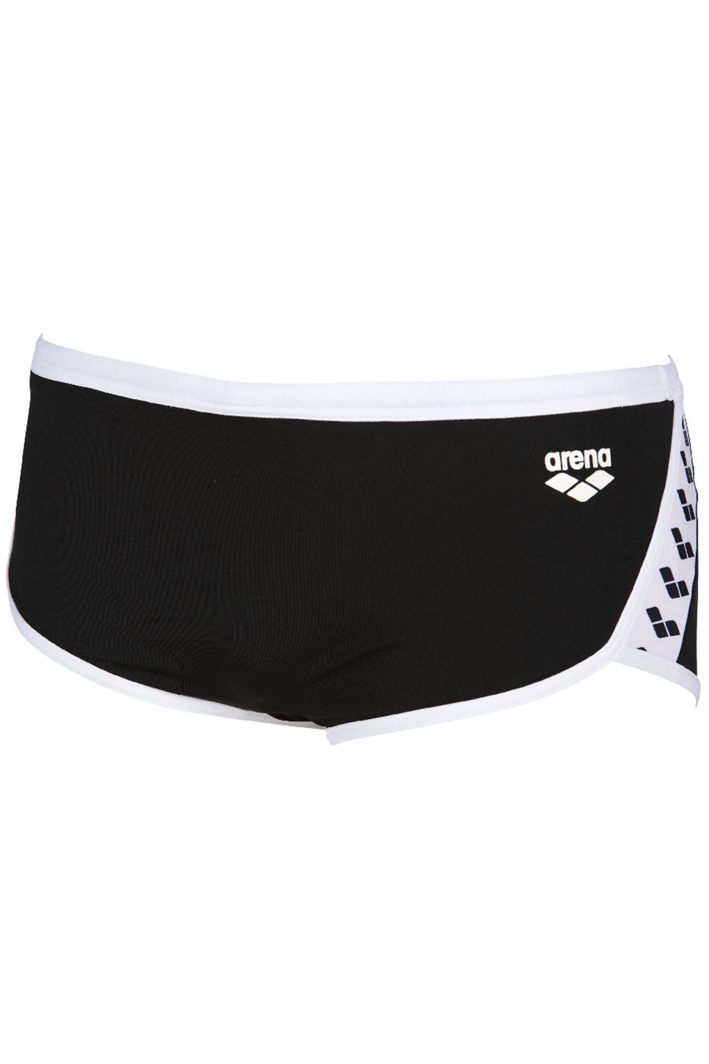 M TEAM STRIPE LOW WAIST SHORT BLACK WHITE 5