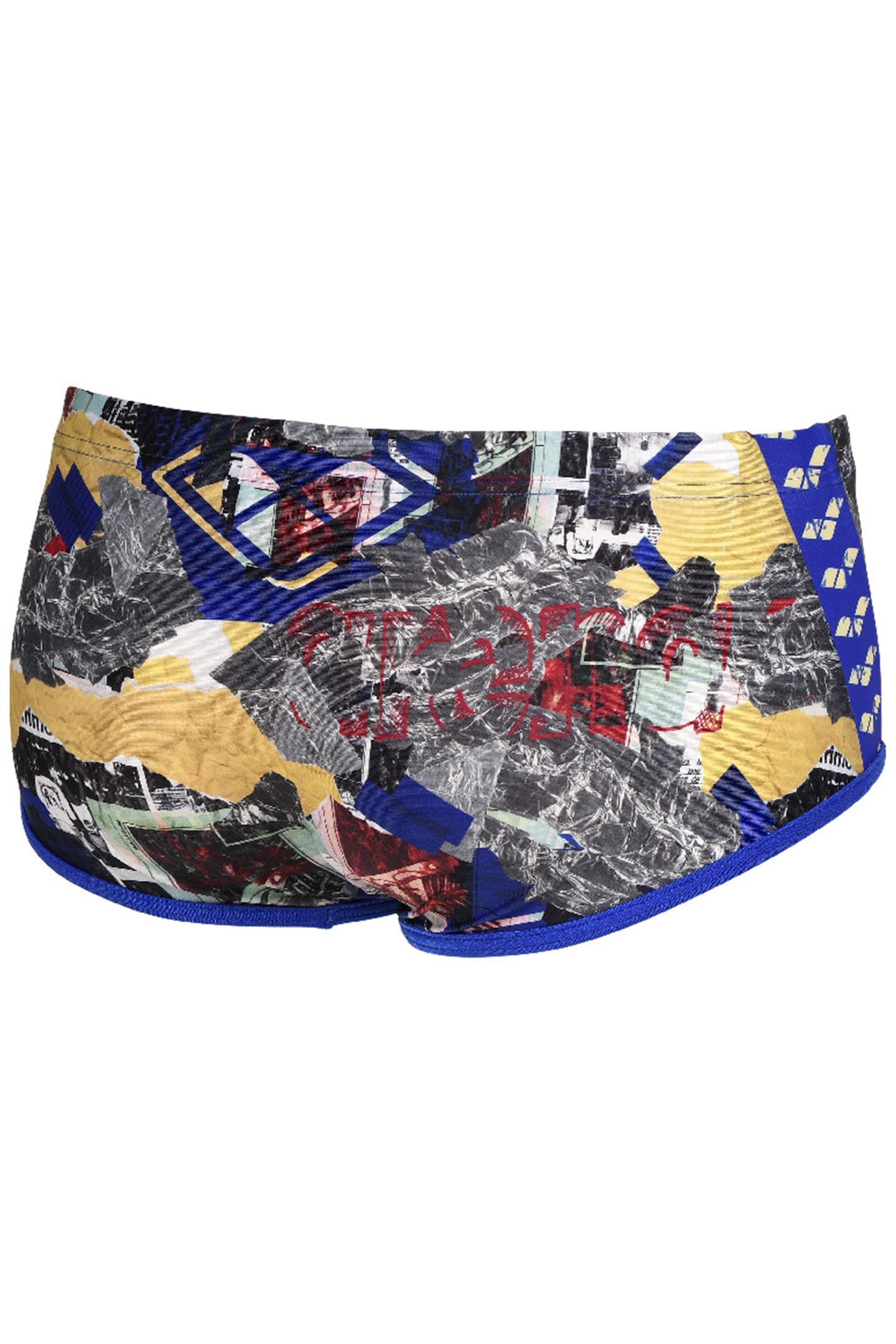 MEN'S ARENA ICONS SWIM LOW WAIST SHORT A NEON BLUE MULTI 7