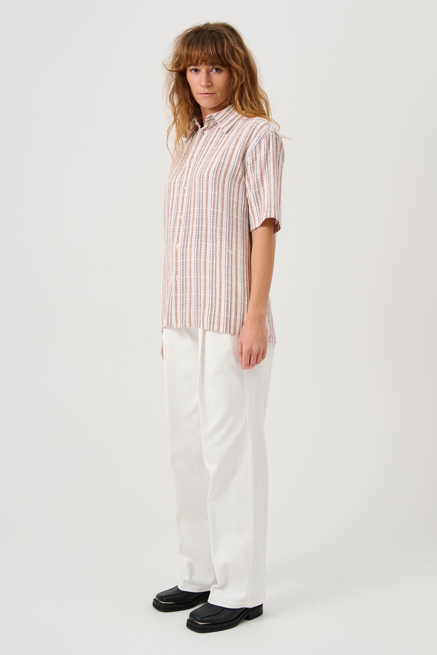 JODIE SHIRT ORANGE MULTI 3