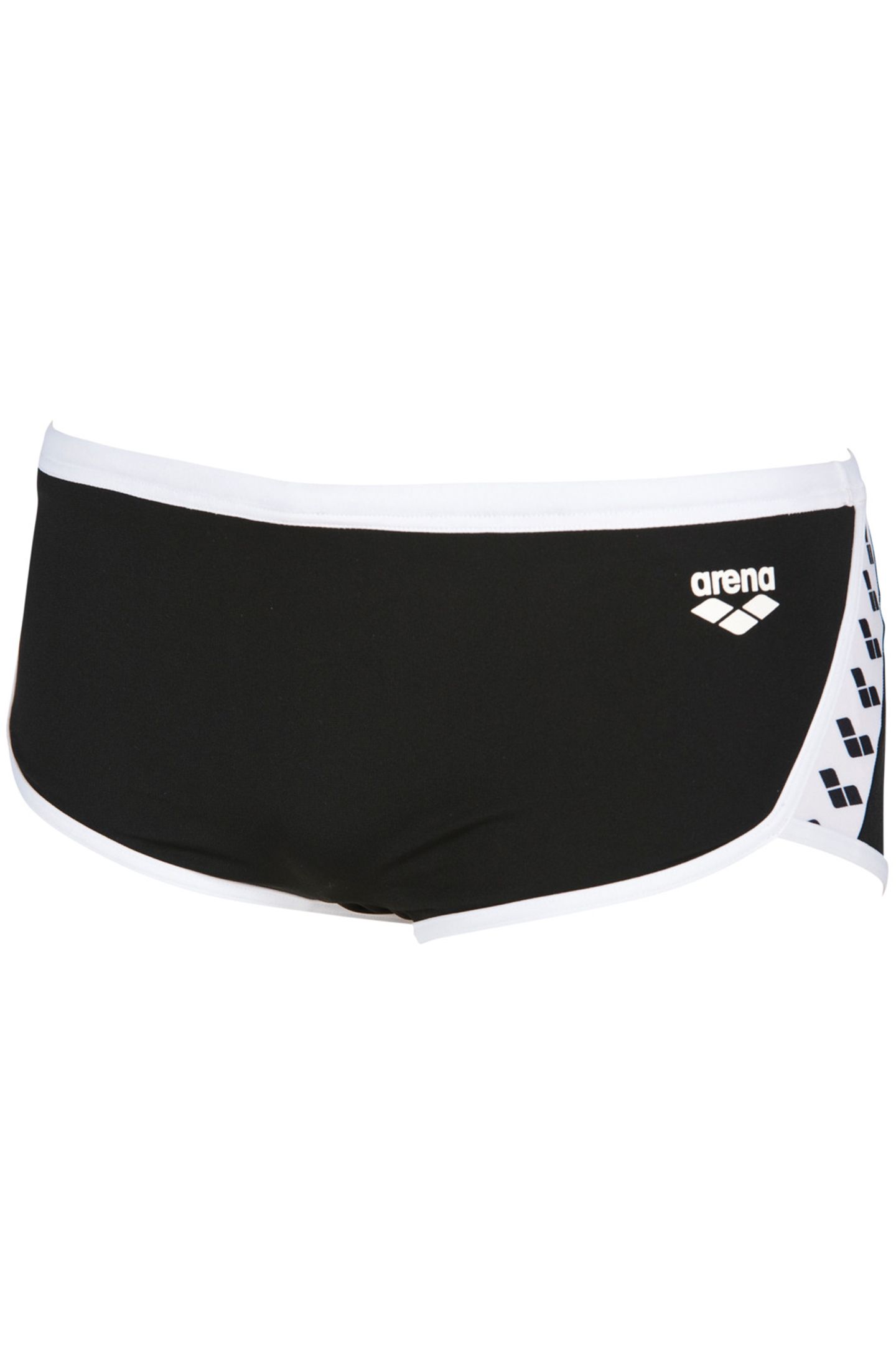 M TEAM STRIPE LOW WAIST SHORT BLACK WHITE 6