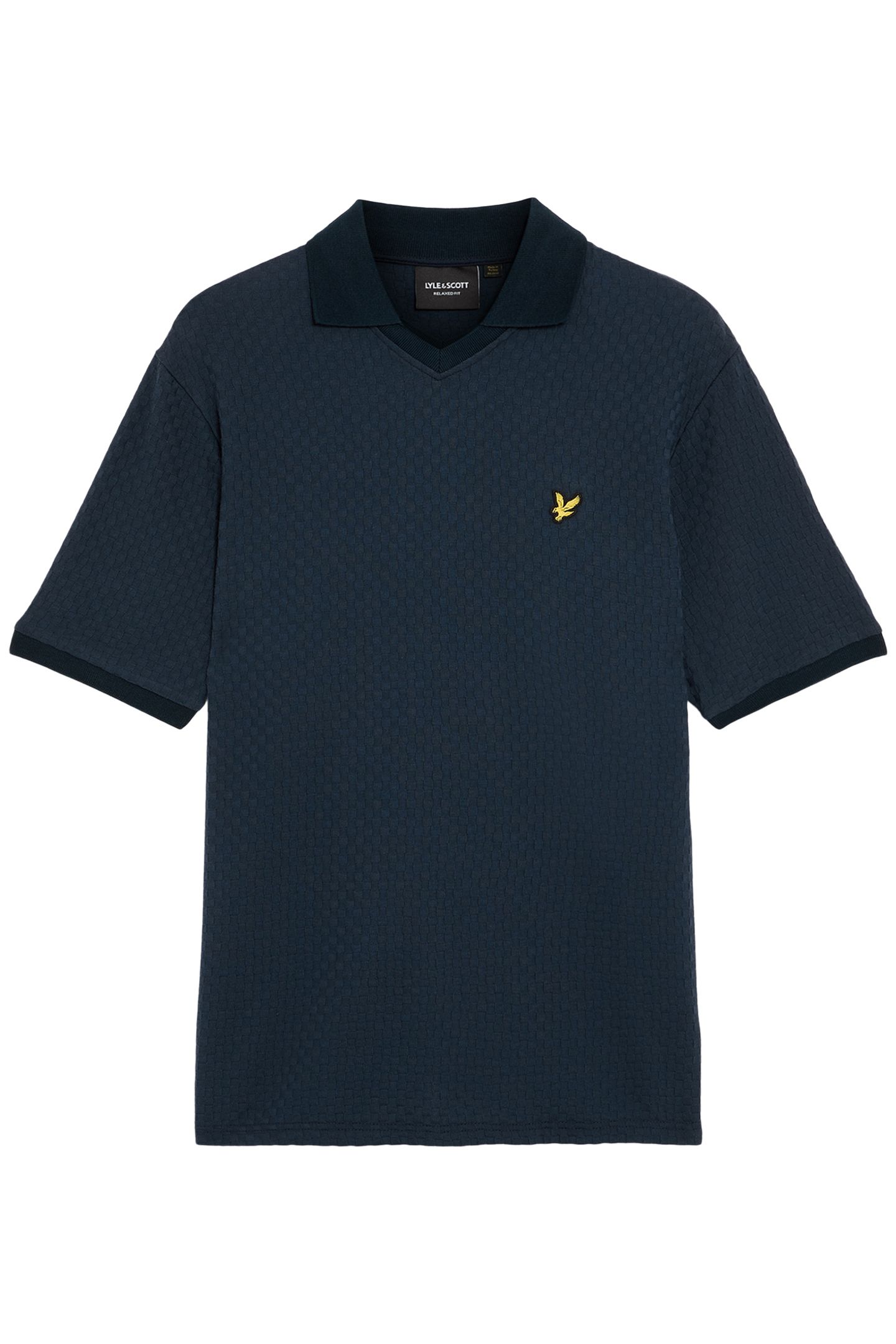 FOOTBALL COLLAR POLO SHIRT DARK NAVY 4