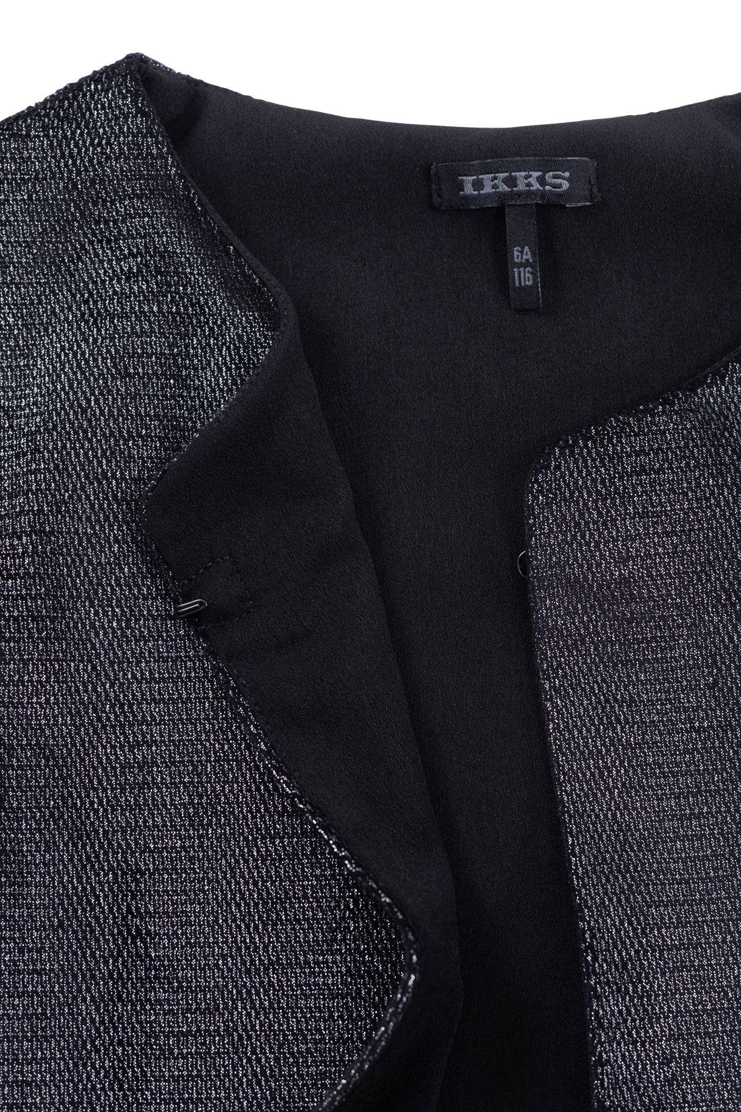 SILVER VELVET METALLIC SHORT JACKET 4
