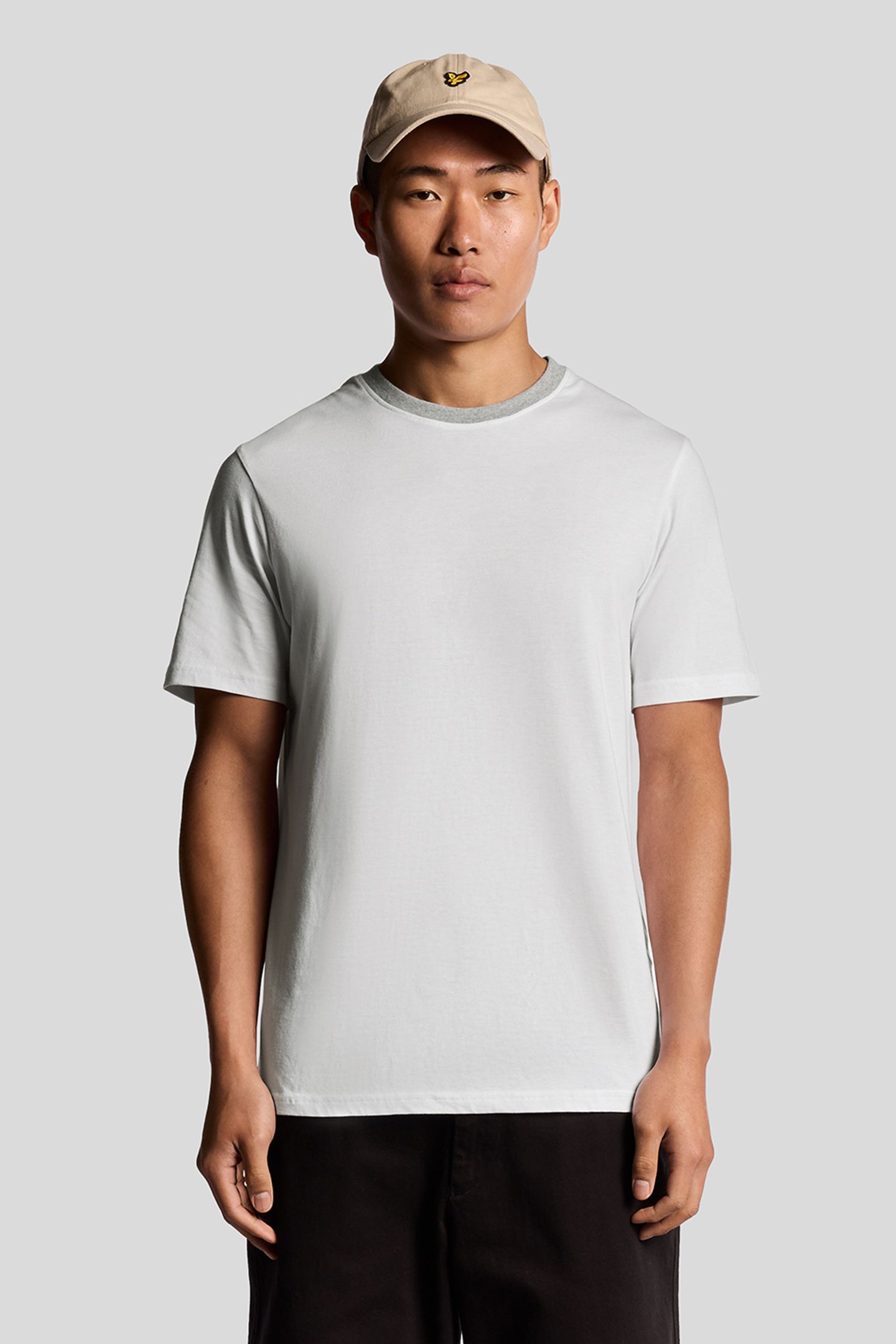 HALF RAGLAN T-SHIRT WHITE 1
