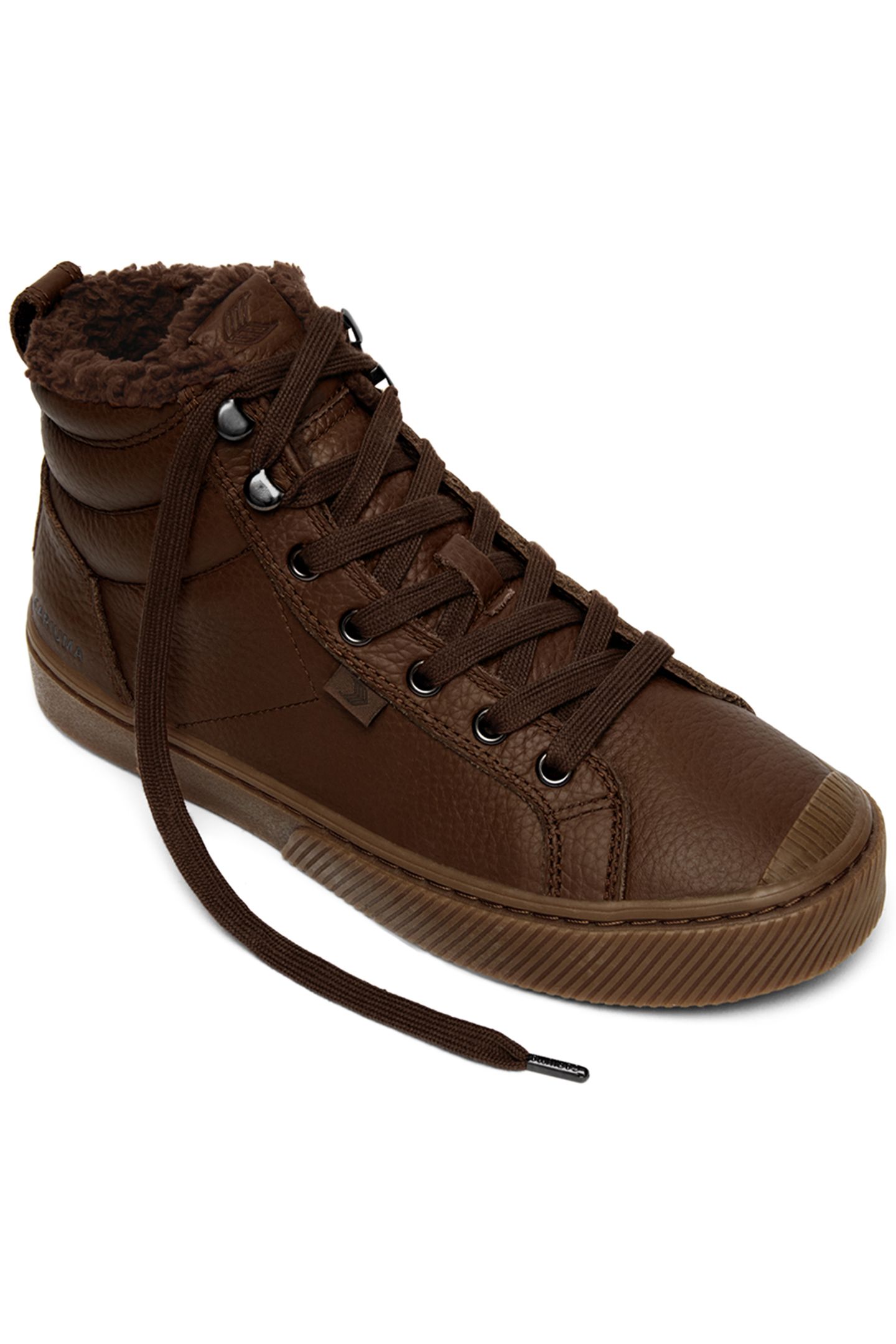 OCA THERMA HIGH HOOKS BROWN PREMIUM LEATHER BOOT BROWN 2