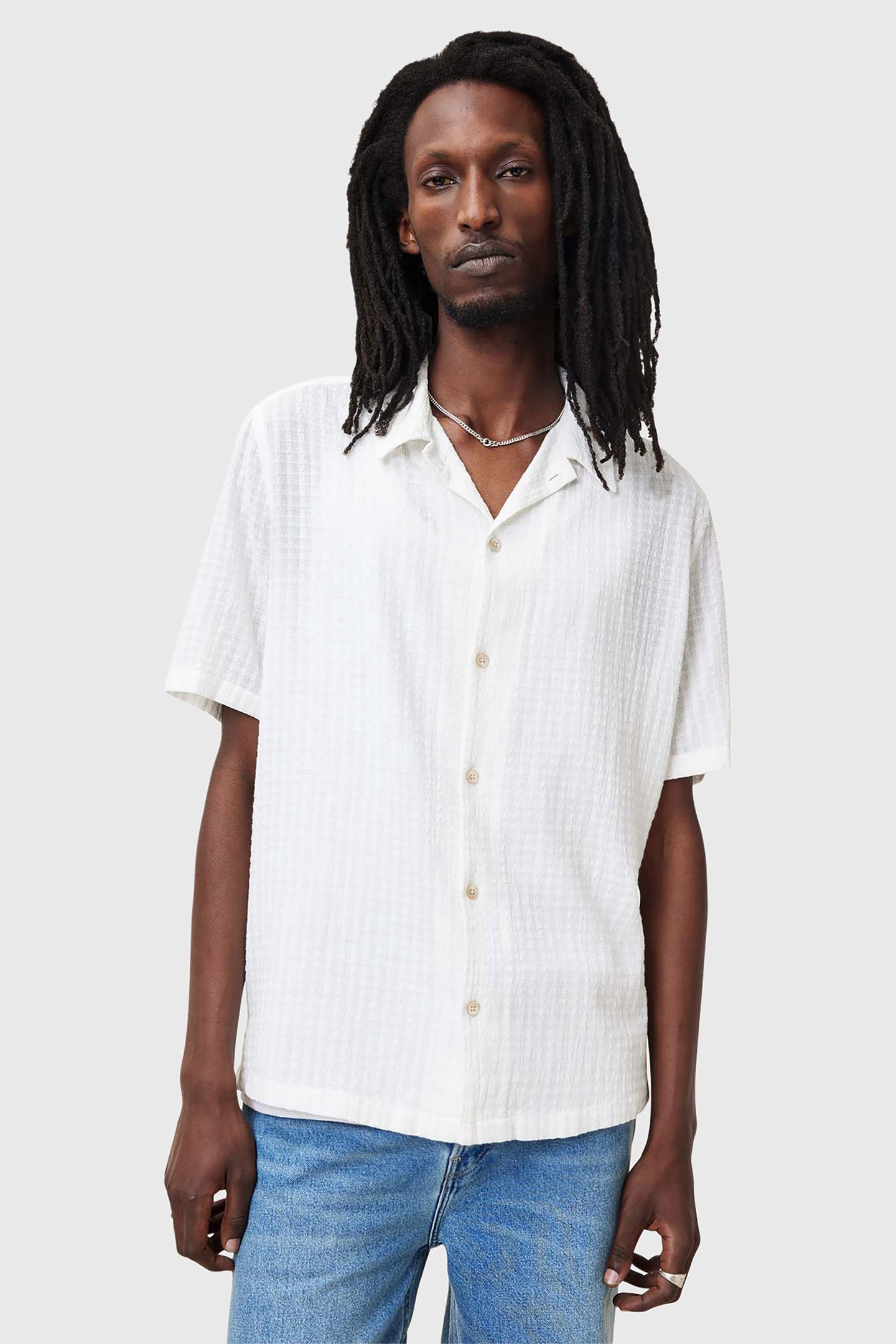 MADIN SS SHIRT SANDY WHITE 1