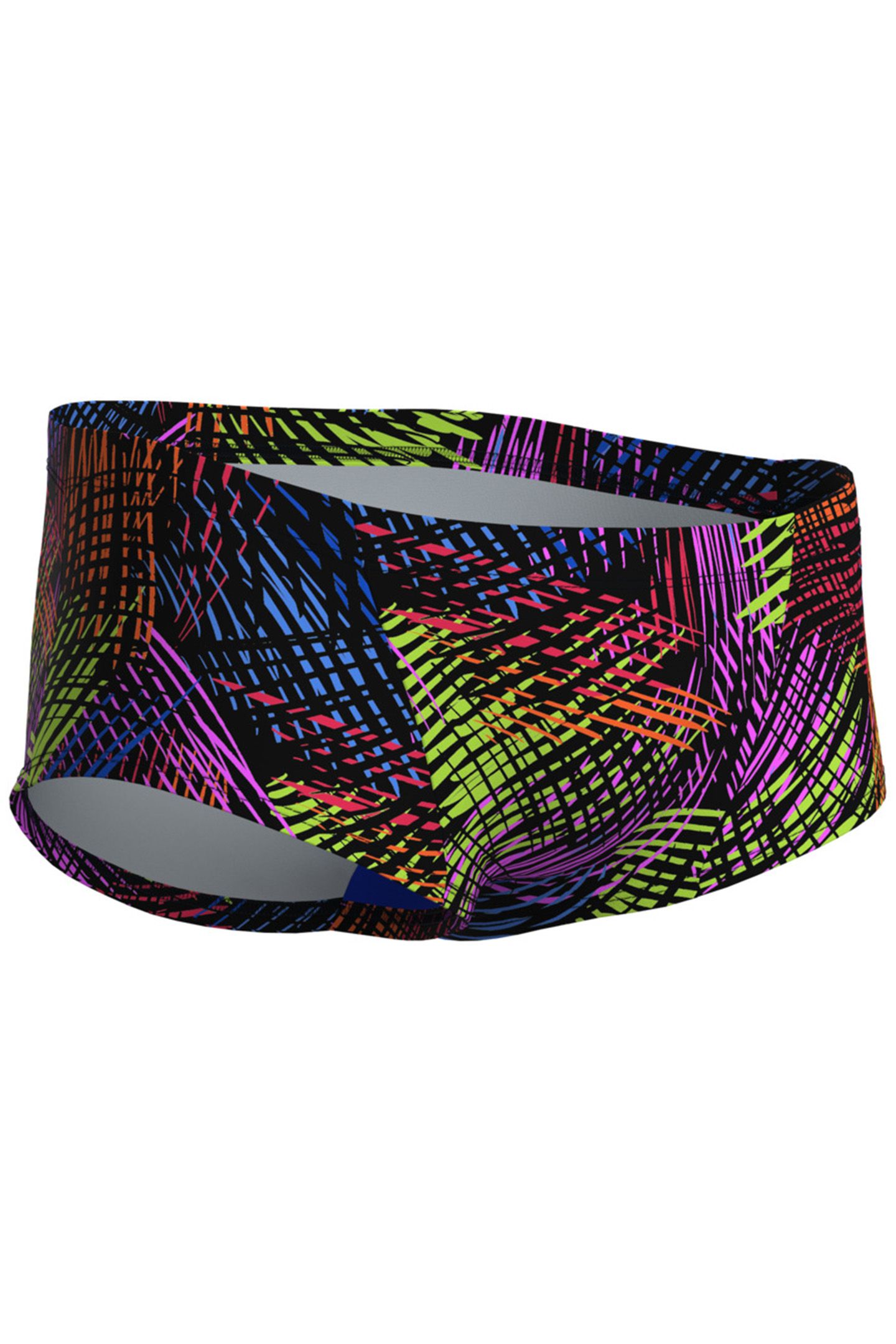 MEN'S ARENA ENERGY SWIM LOW WAIST SHORT BLACK MULTI 7