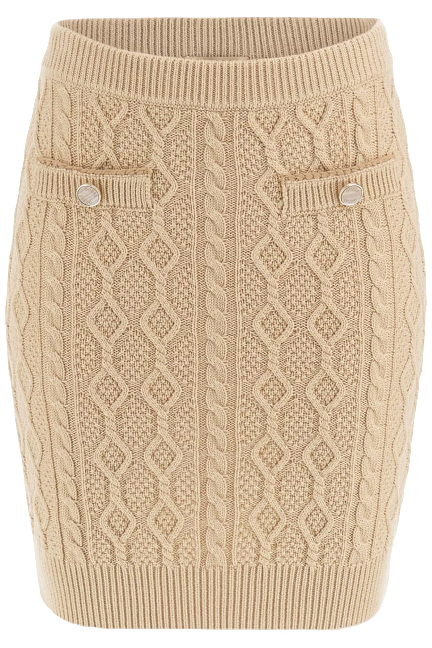 GUESS ECO ISABELLE SKIRT SWTR FOAMY TAUPE 4