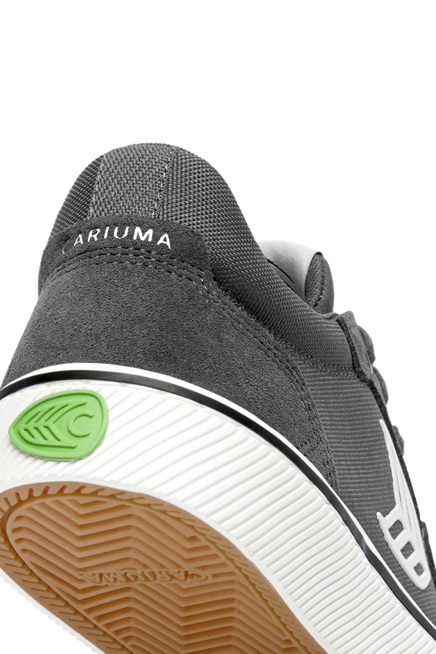 VALLELY PRO MAGNET GREY SUEDE AND CORDURA IVORY LOGO SNEAKER 3