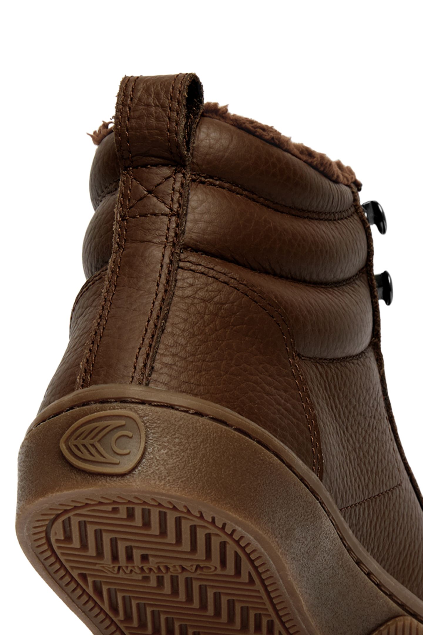 OCA THERMA HIGH HOOKS BROWN PREMIUM LEATHER BOOT BROWN 3