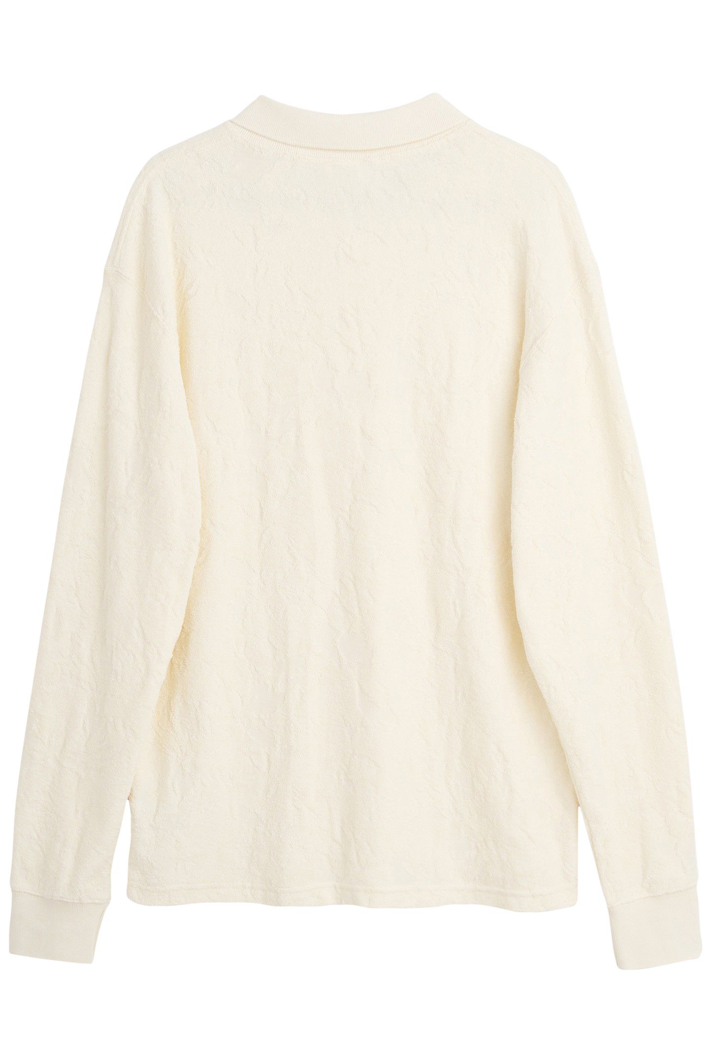 ROBERT PLUSH L/S POLO SHIRT OFF WHITE 6
