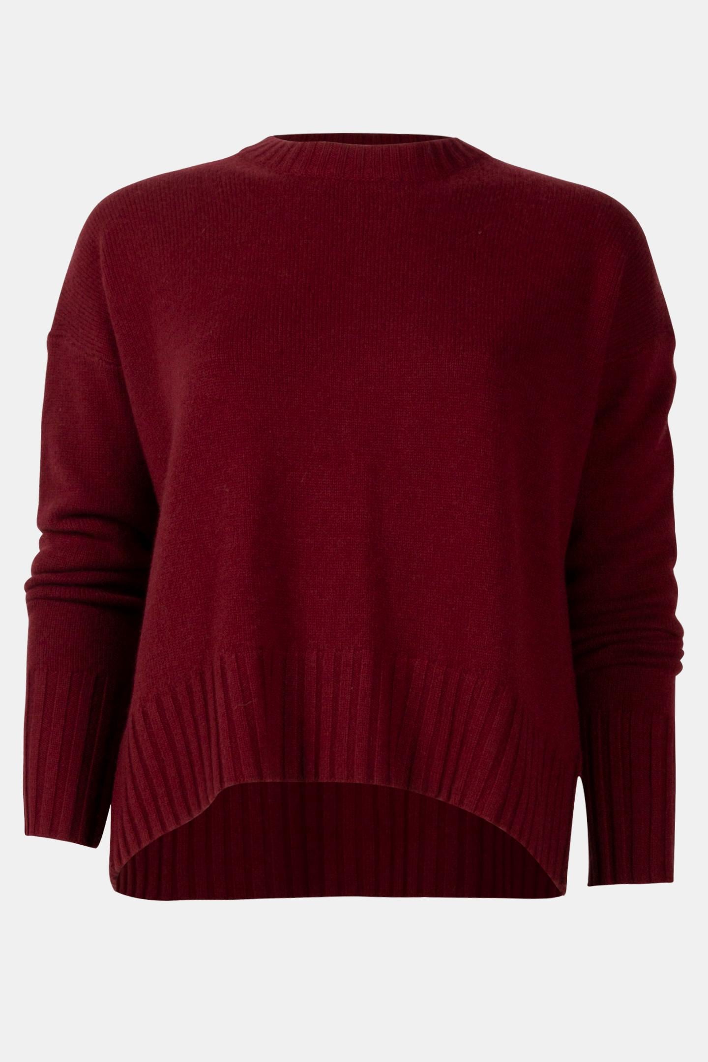 ARUN CREW NECK CRANBERRY RED 6