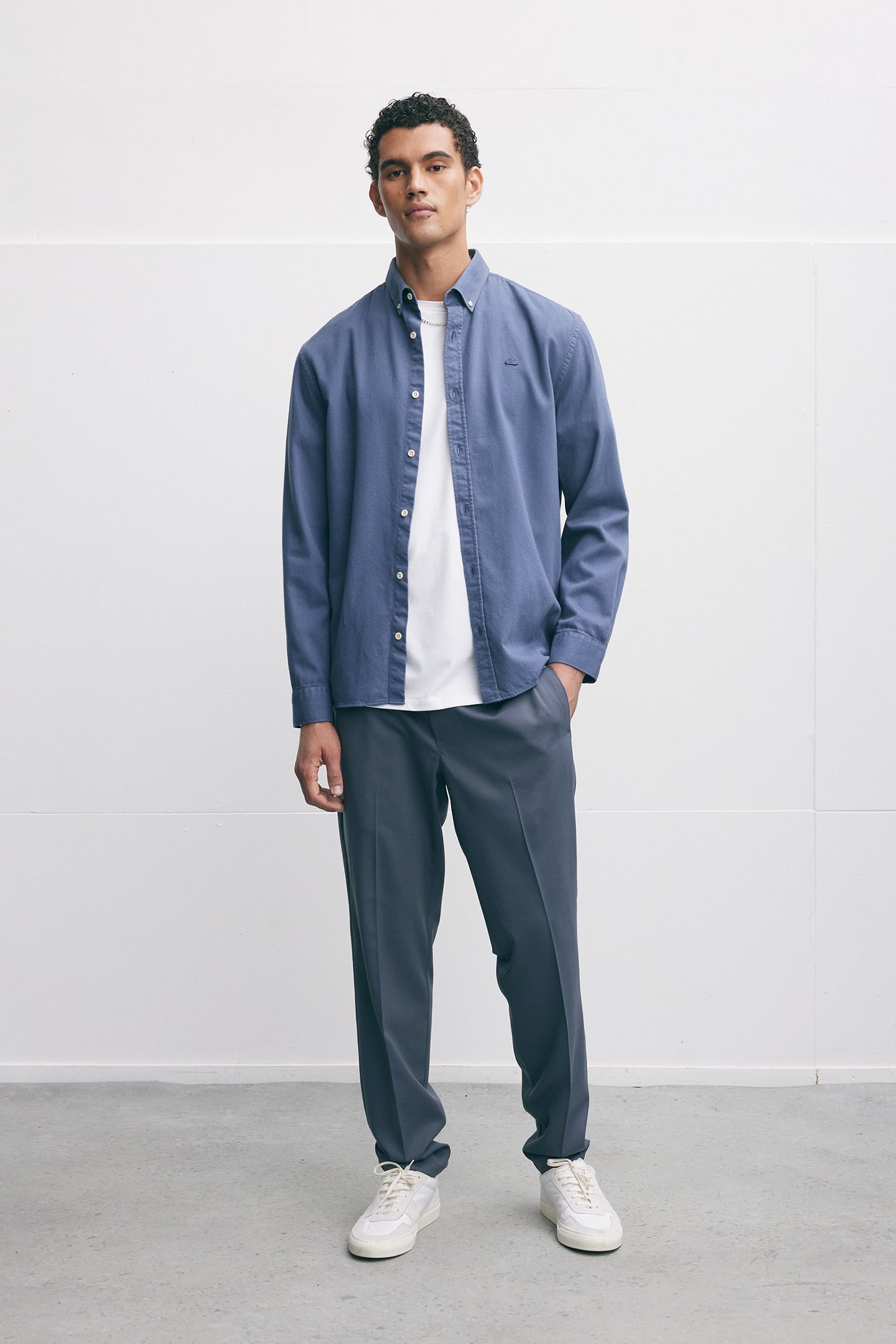 SORT SHIRTS STORMY BLUE 3