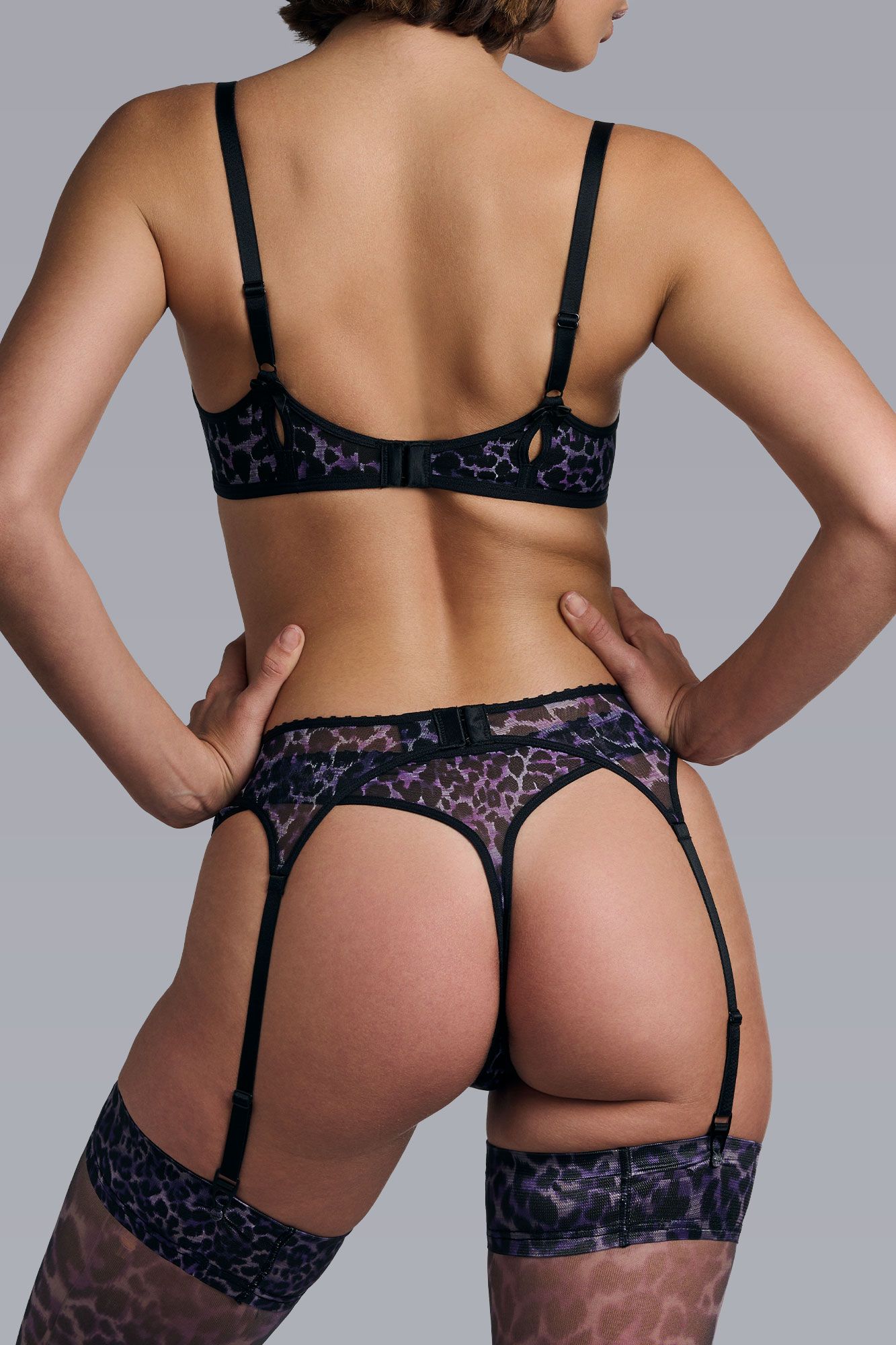 PEEKABOO BLACK PURPLE LEOPARD BRIEFS 2