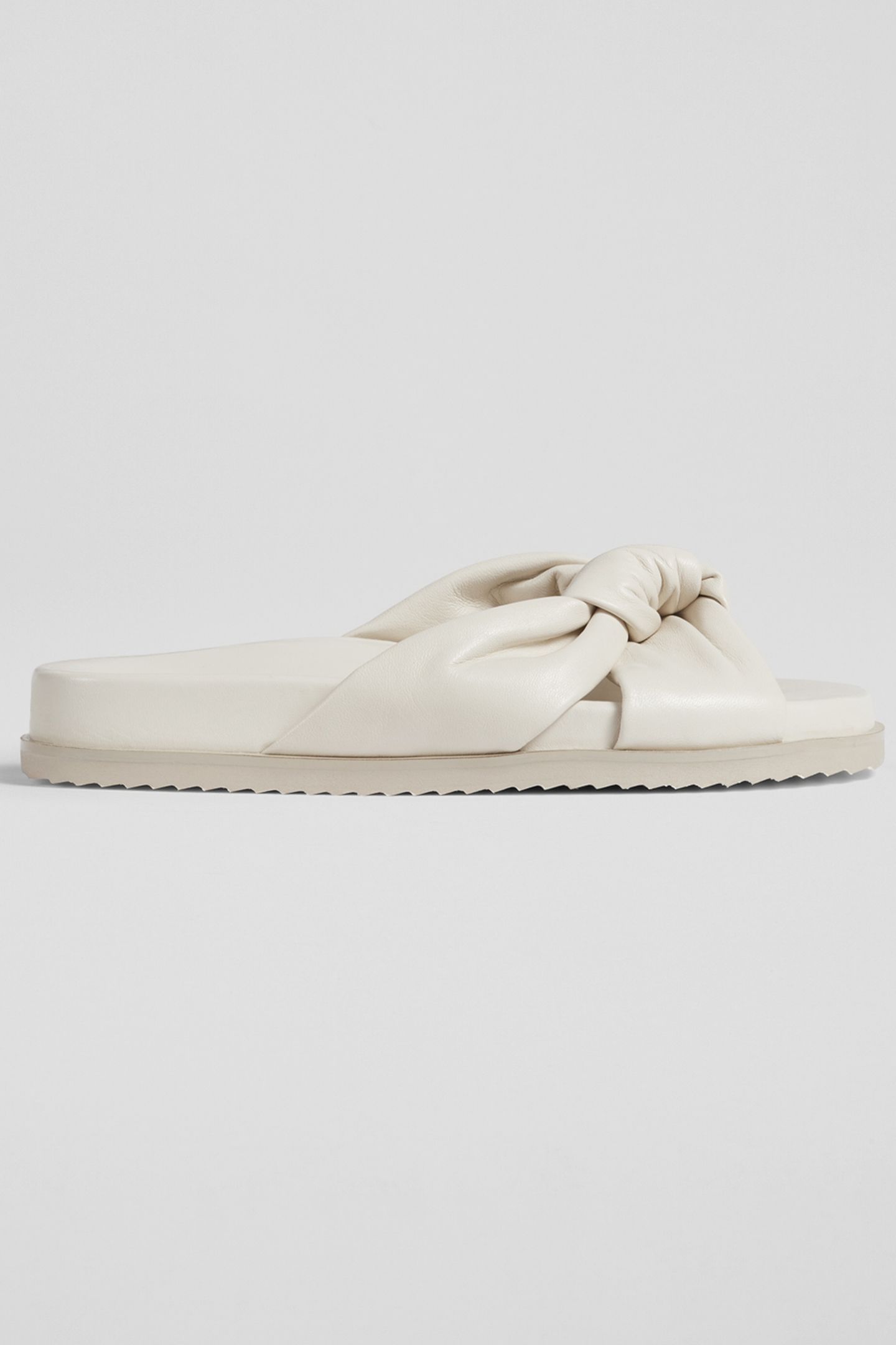 FS VALENCIA LEATHER KNOT ECRU 1