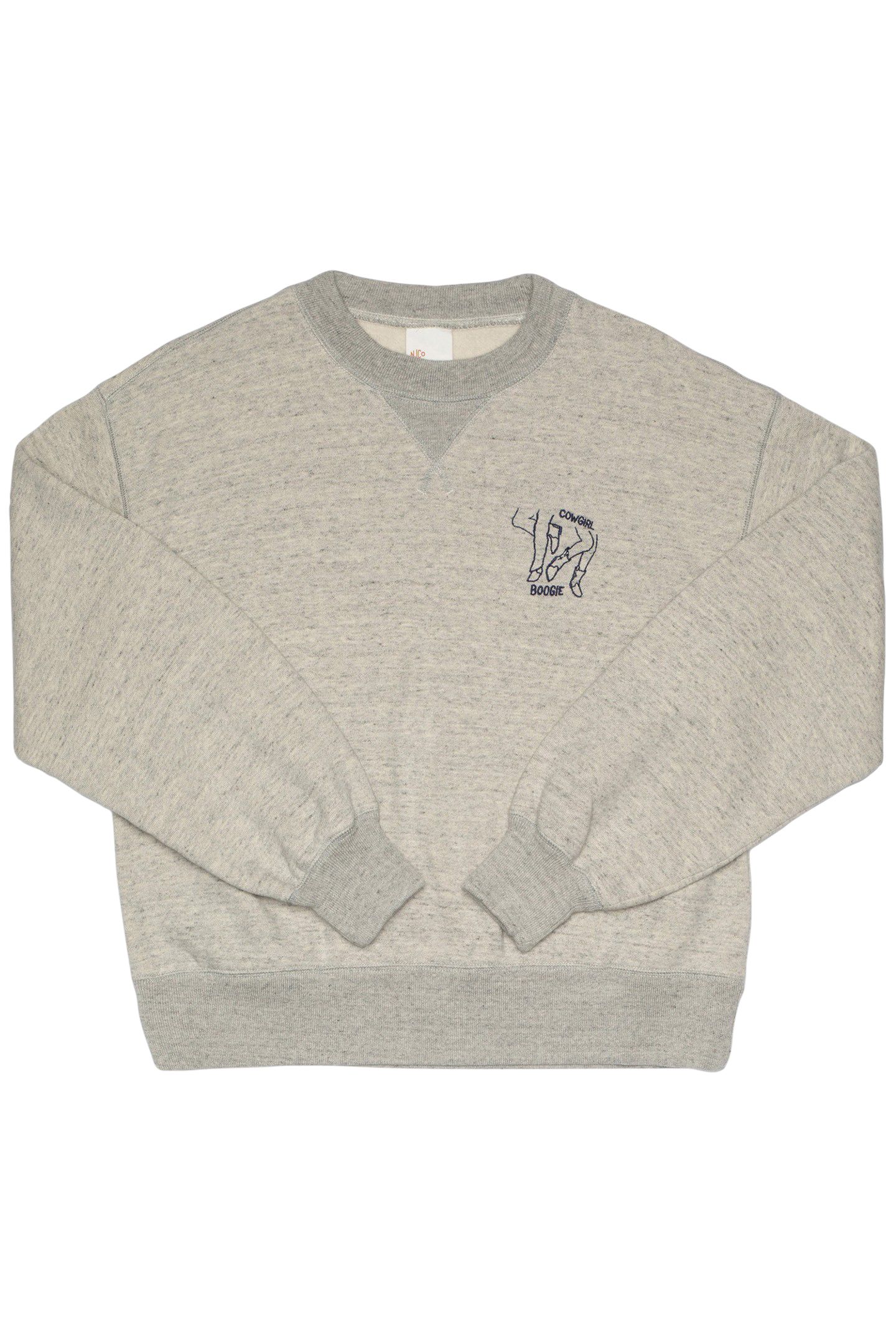 LONE SWEATSHIRT COWGIRL BOOGIE GREYMELANGE 1