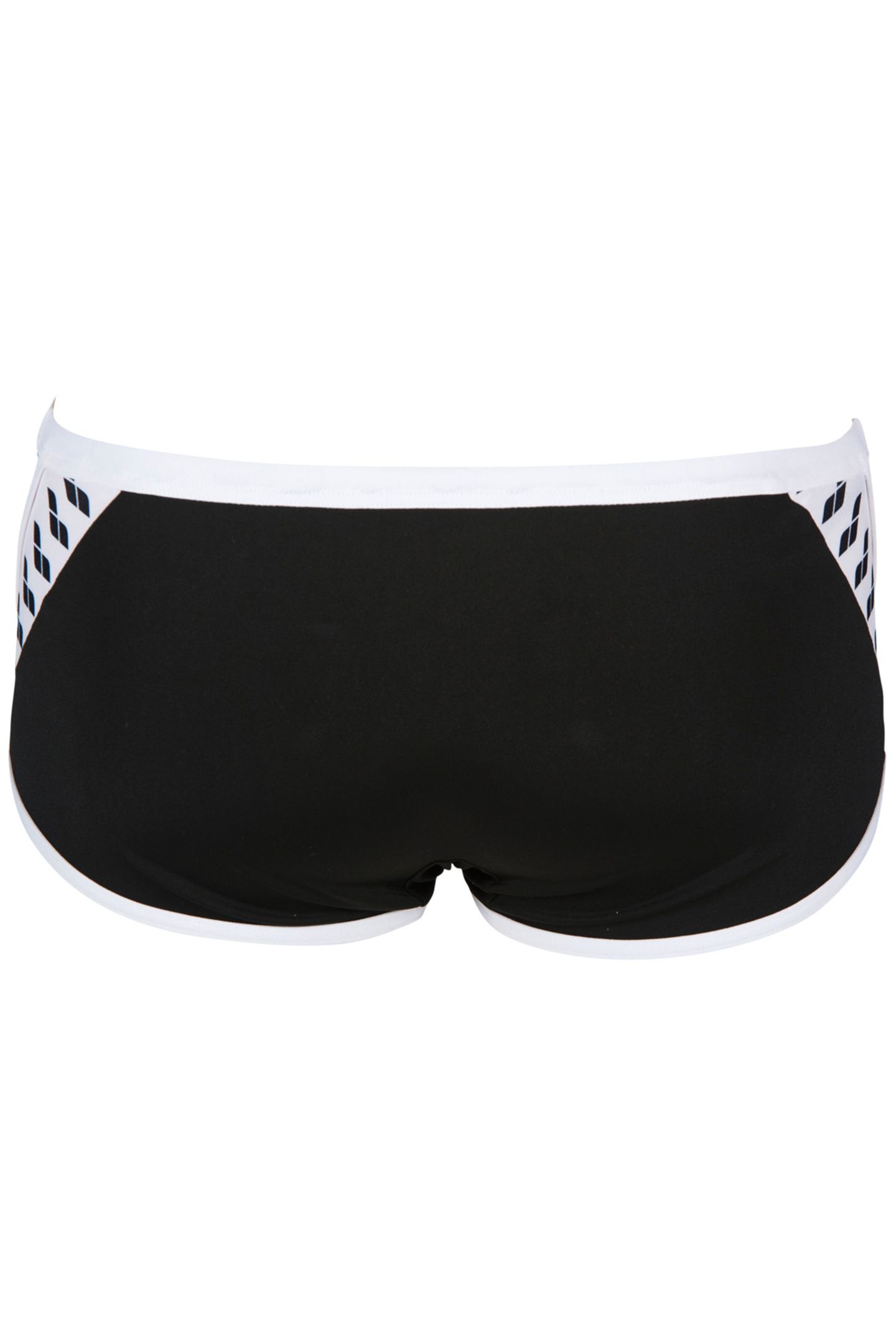 M TEAM STRIPE LOW WAIST SHORT BLACK WHITE 4