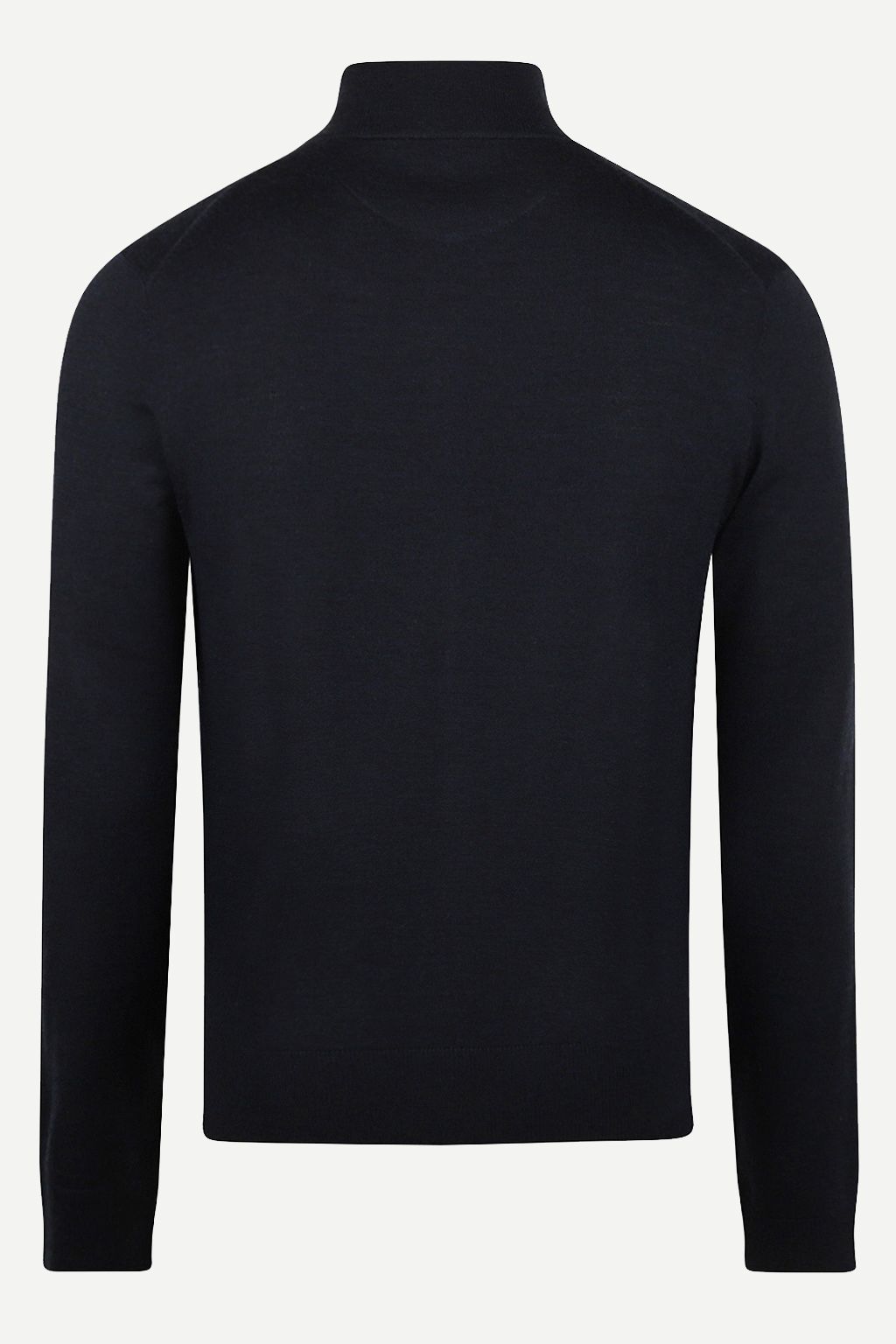 FINE MERINO ZIP THRU CARDIGAN NAVY 2
