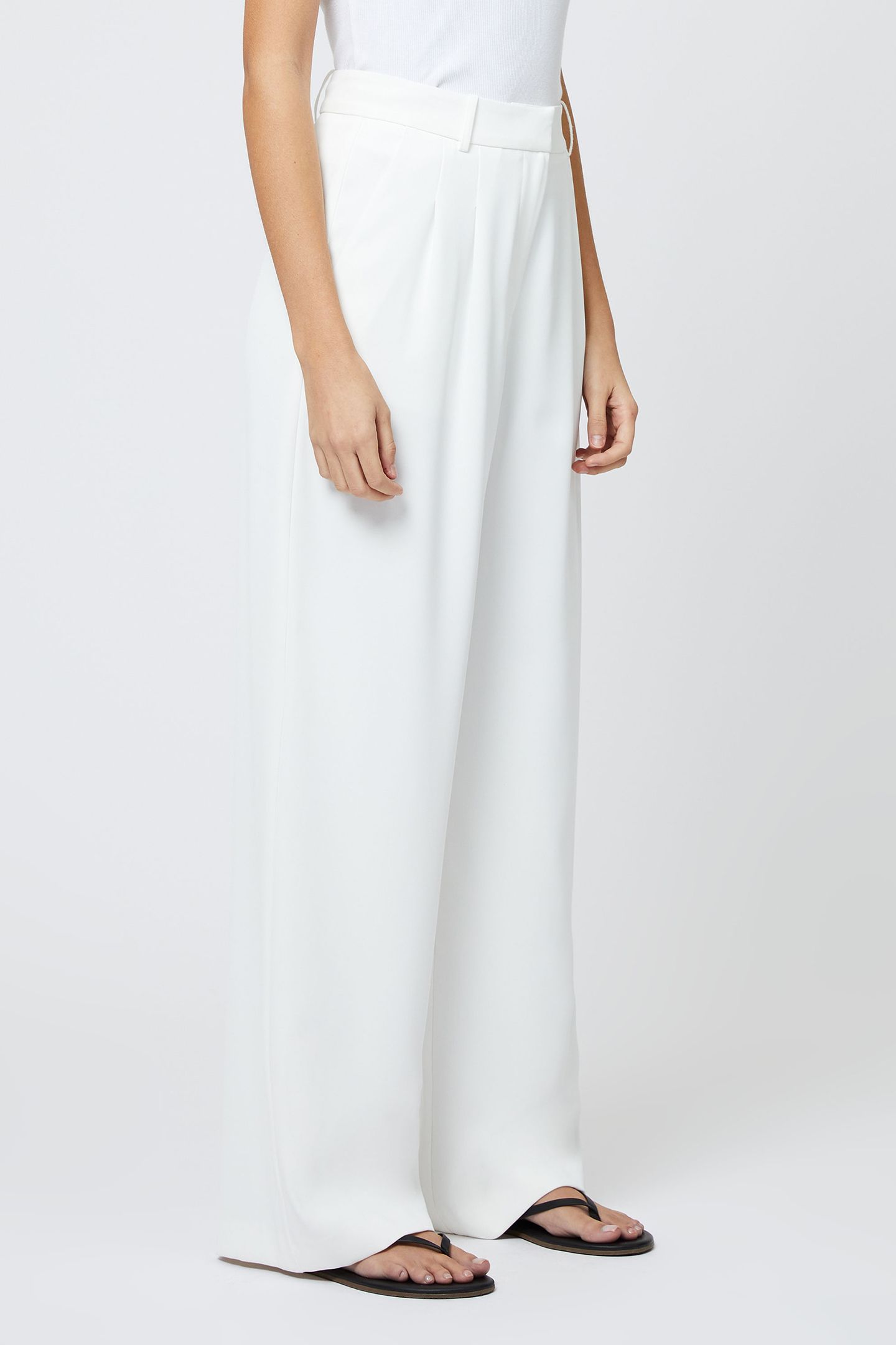 HARRIE SUITING TROUSER PORCELAIN CREAM 4