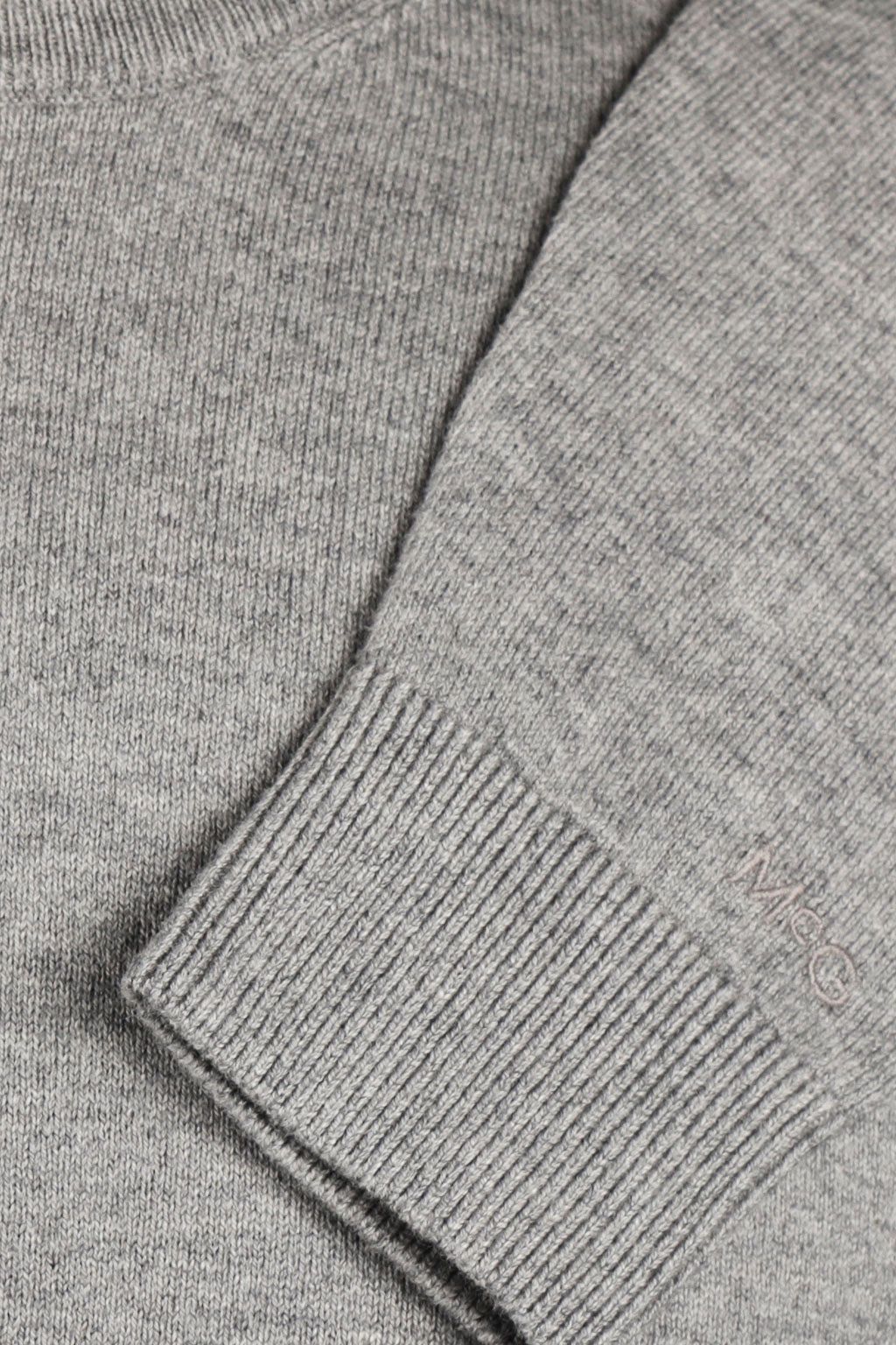 C-NECK SWEATER MEDIUM GREY MELANGE 2