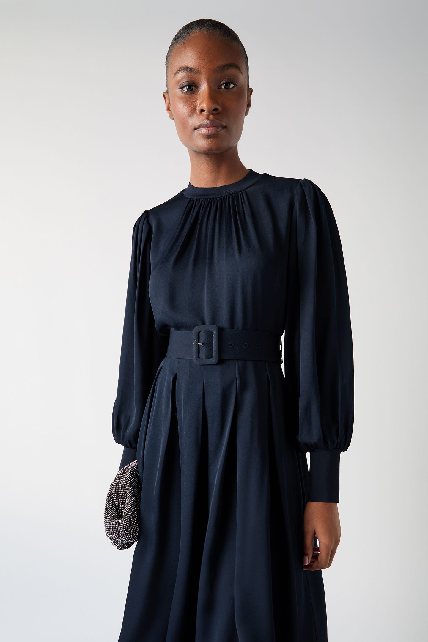DR ROSANNA KNIT DRESS NAVY 4