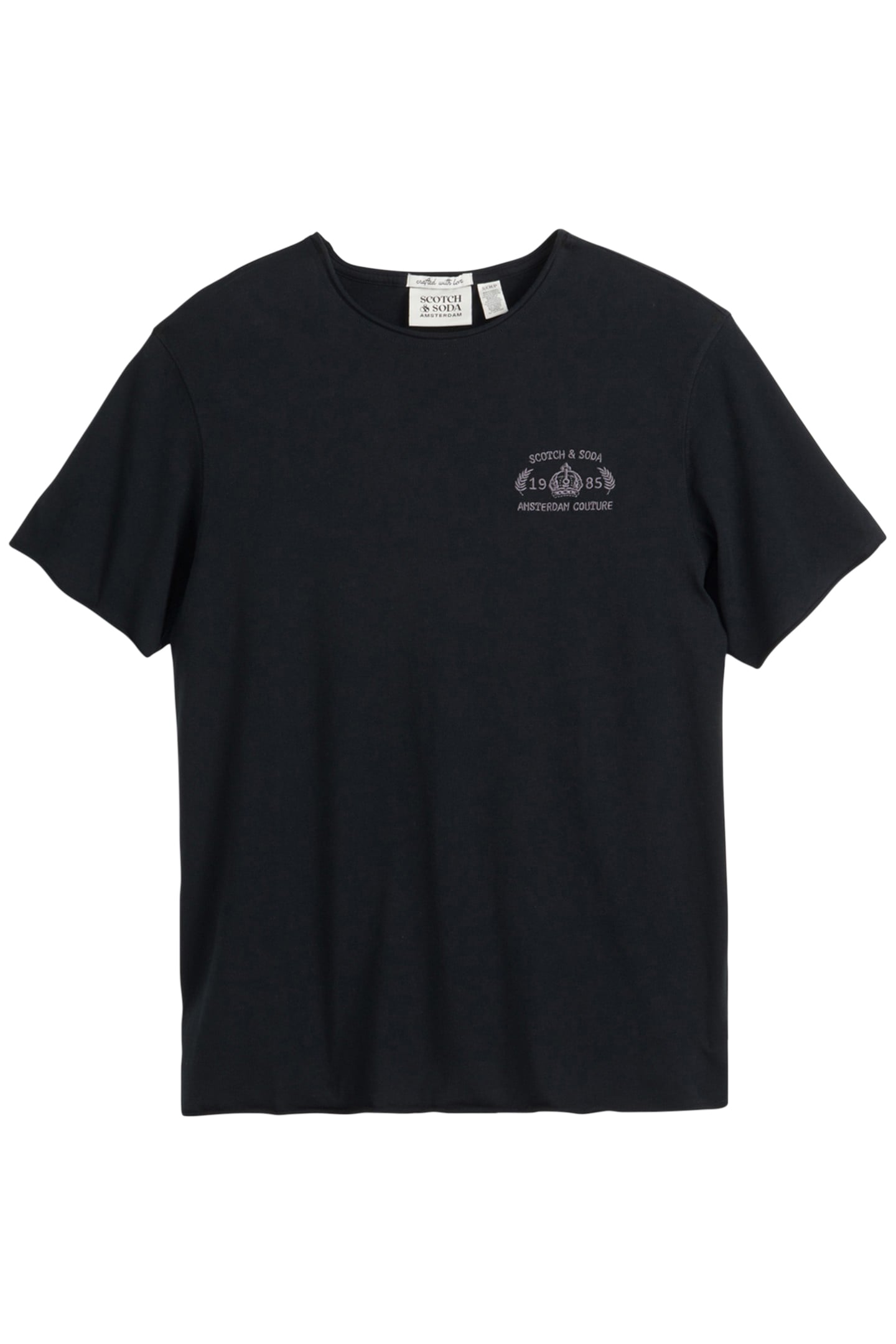 SS ROLL NECK TEE ANTHRACITE 1