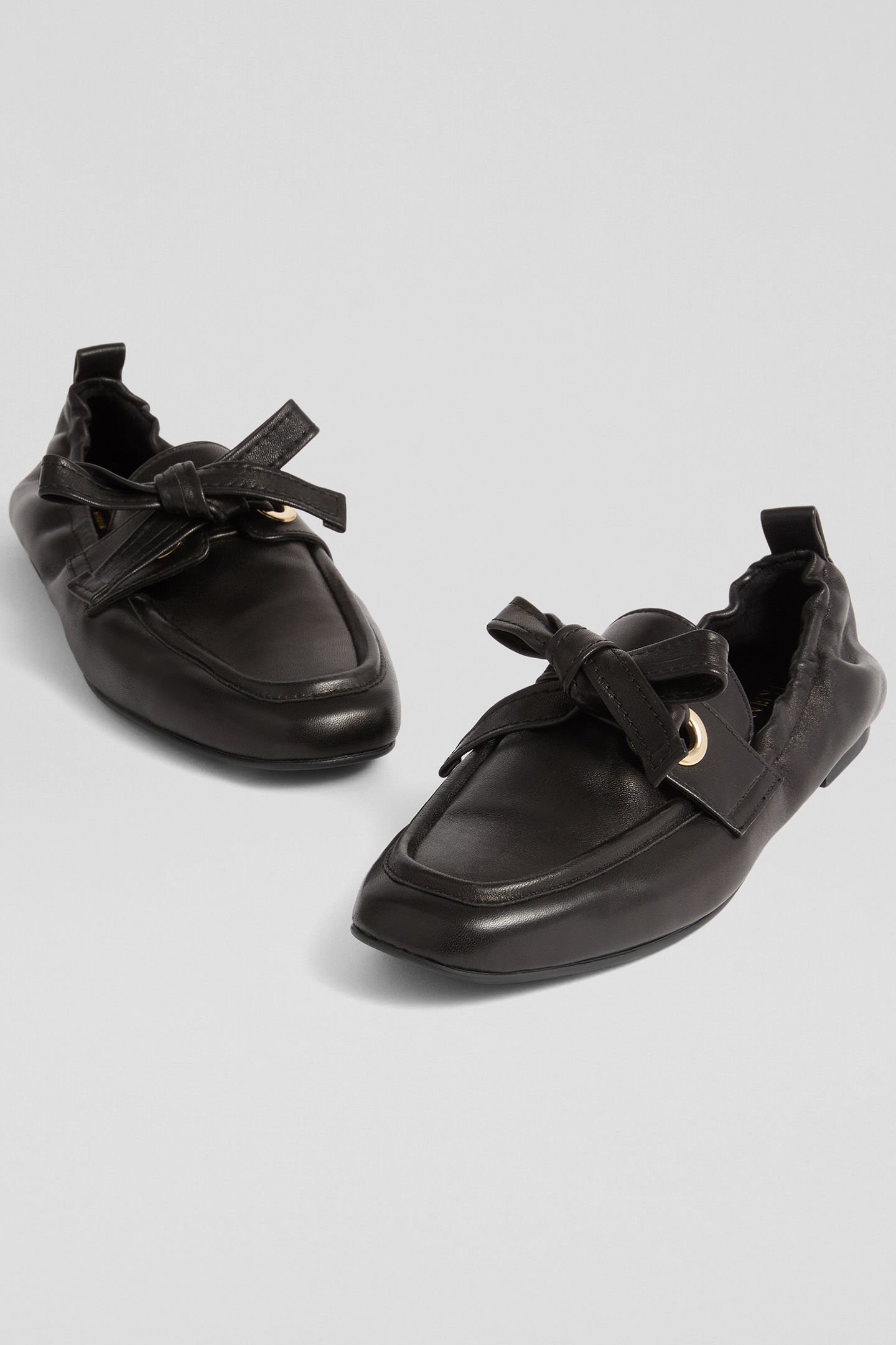 FL MAUDE EYELET BOW LOAFR BLACK 3