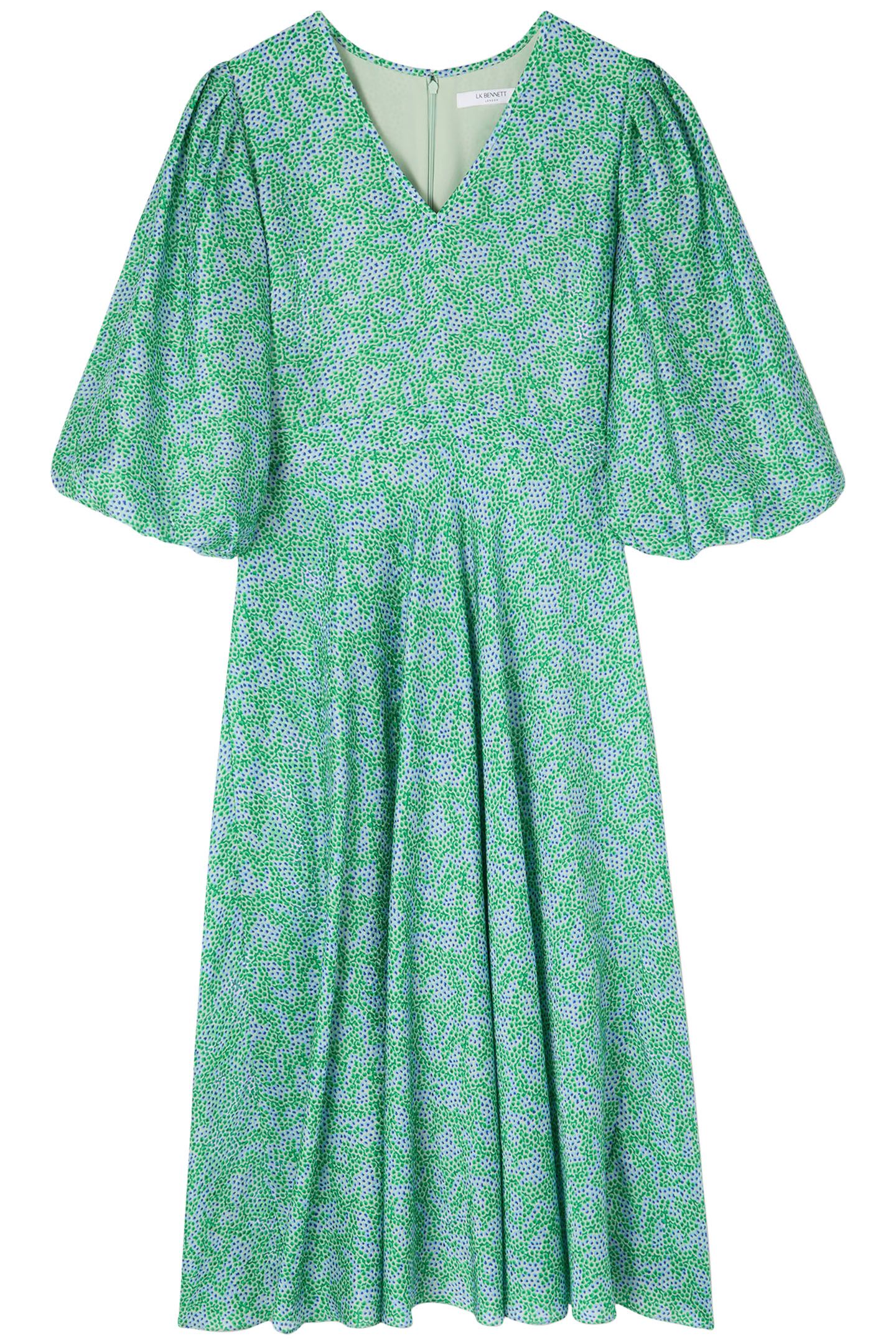 DR LOLA BLOSSOM DRESS GREEN 3