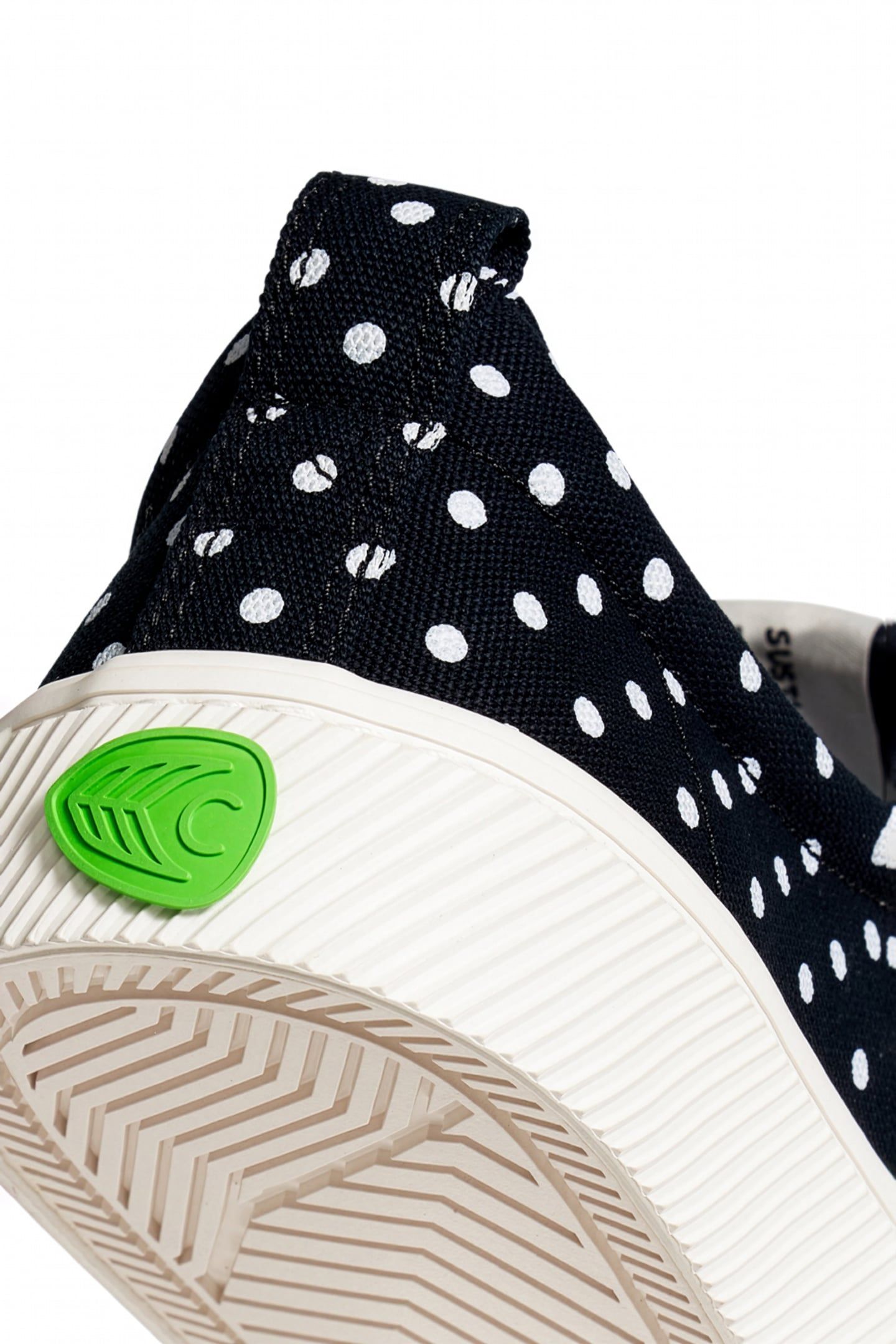 OCA CANVAS WHITE BLACK POLKA DOTS 6