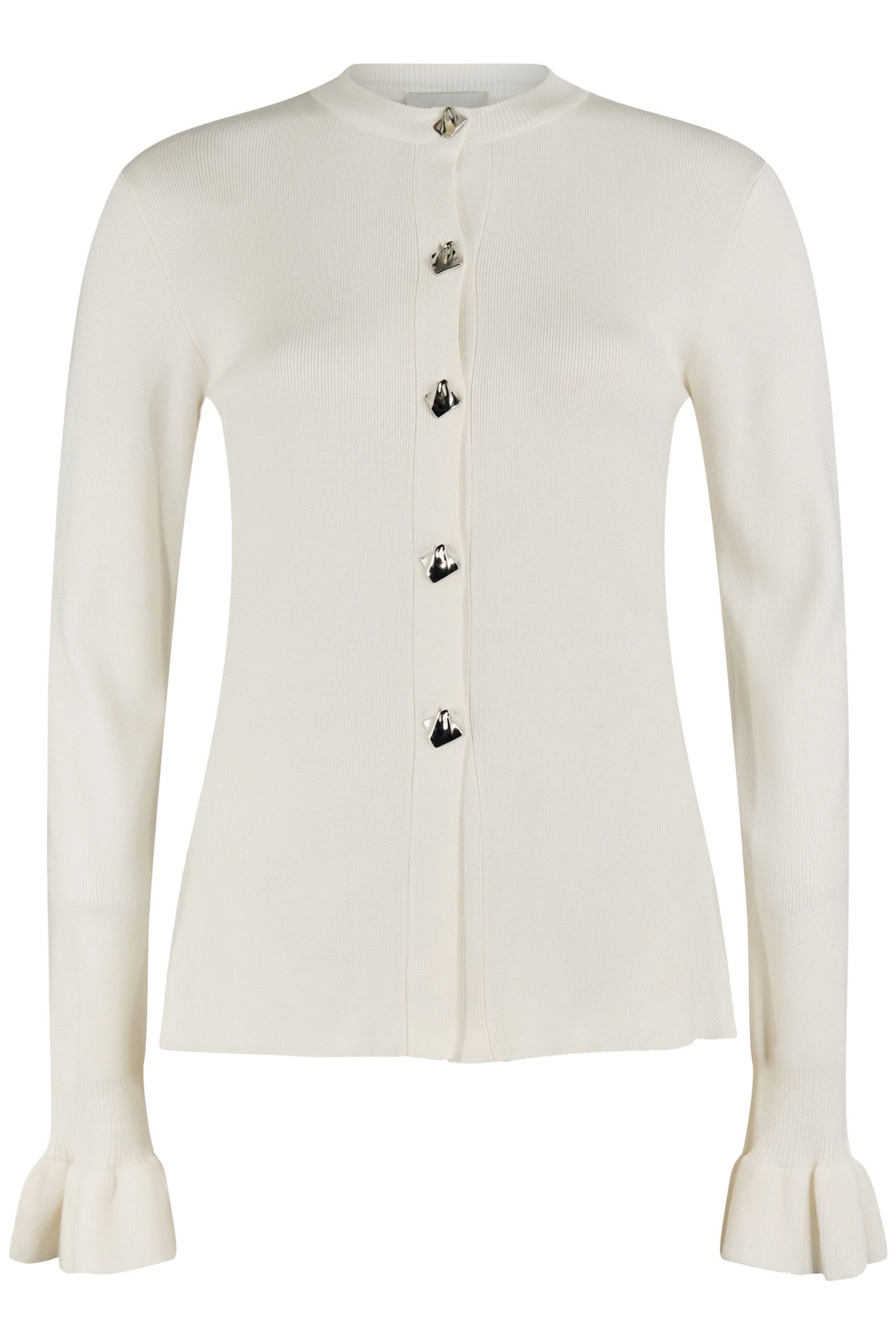 SBFRILL SLEEVE CARDIGAN OFFWHITE 4