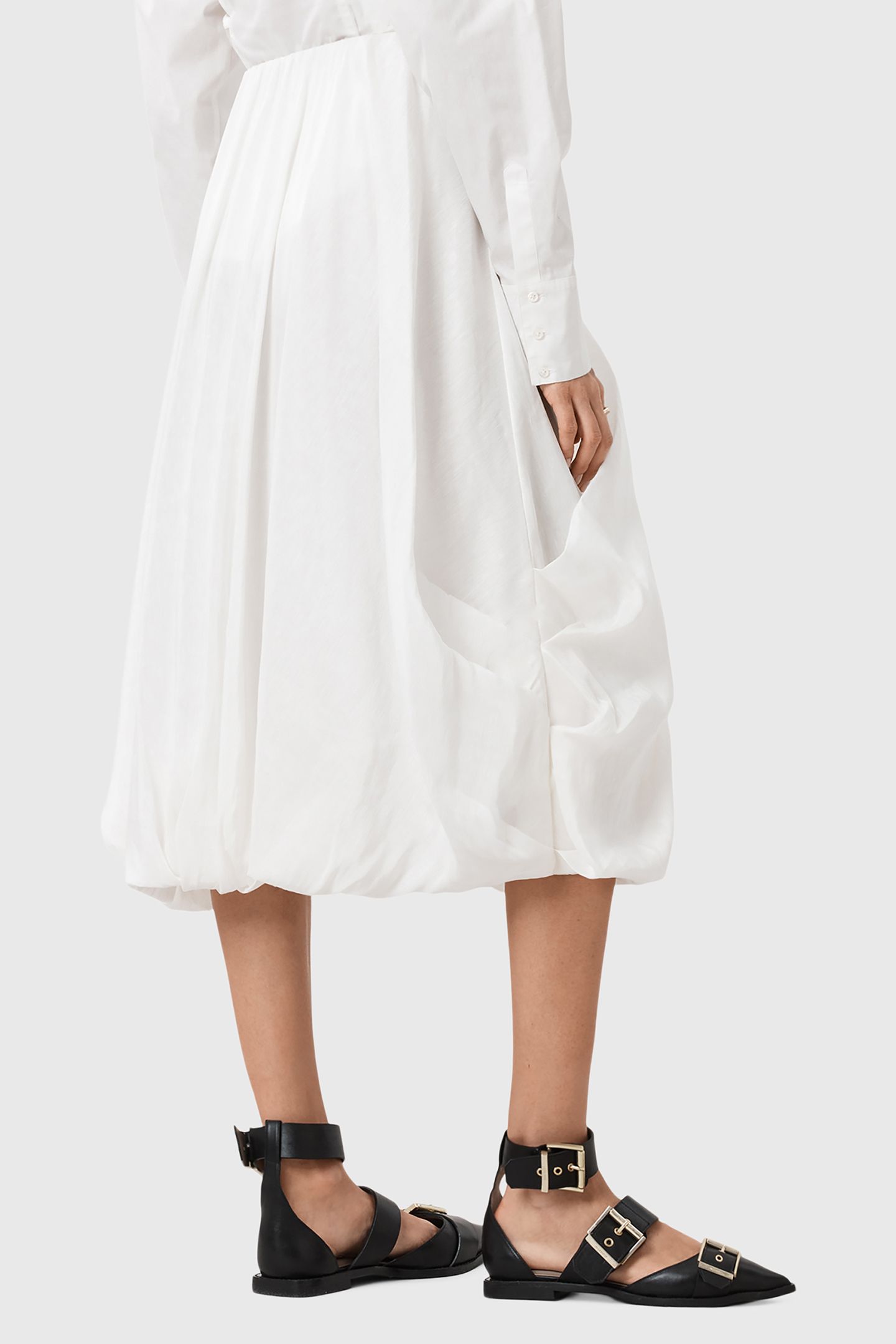 NIA SKIRT ANTIQUE WHITE 5