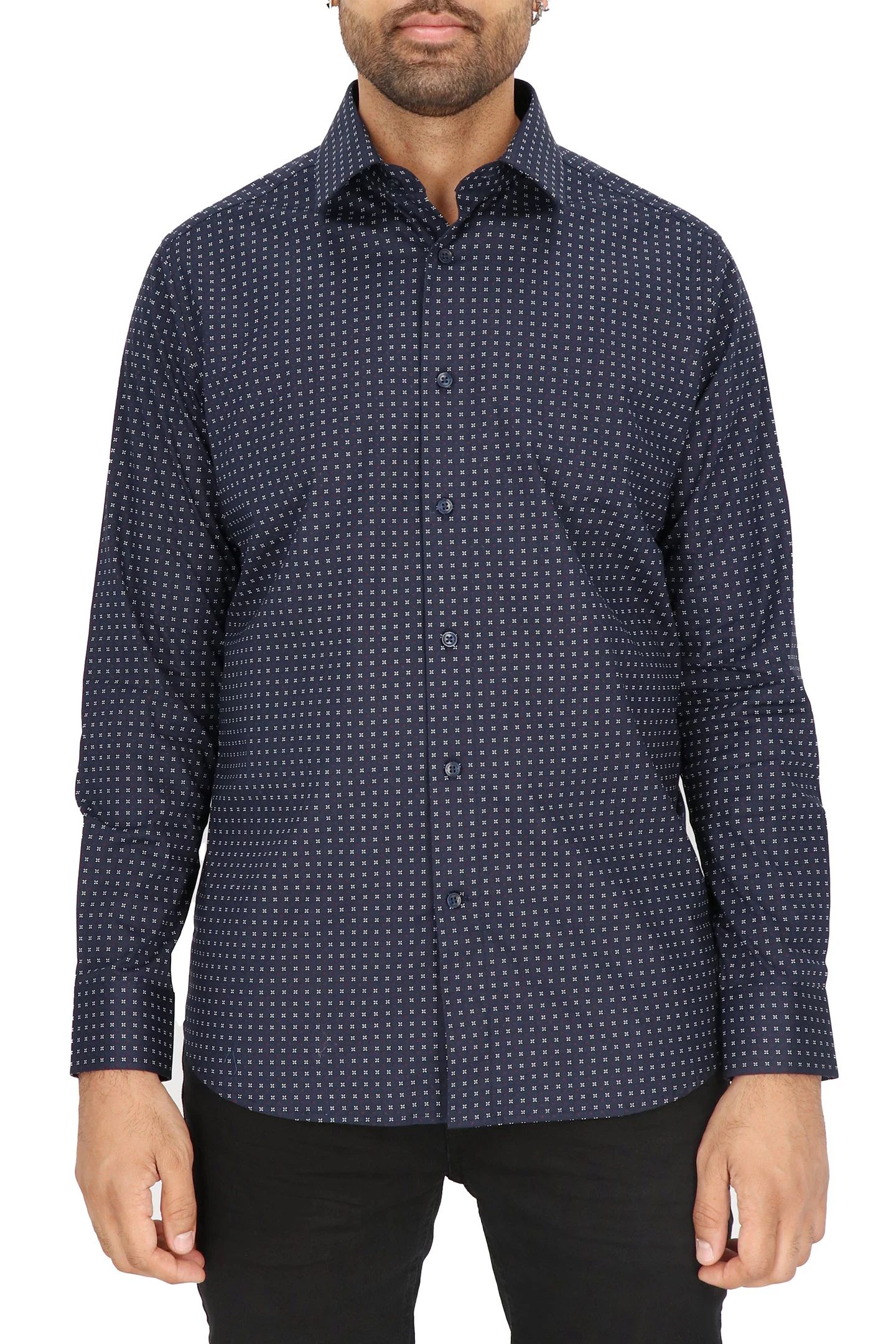 DRESS SHIRT BLACK 1
