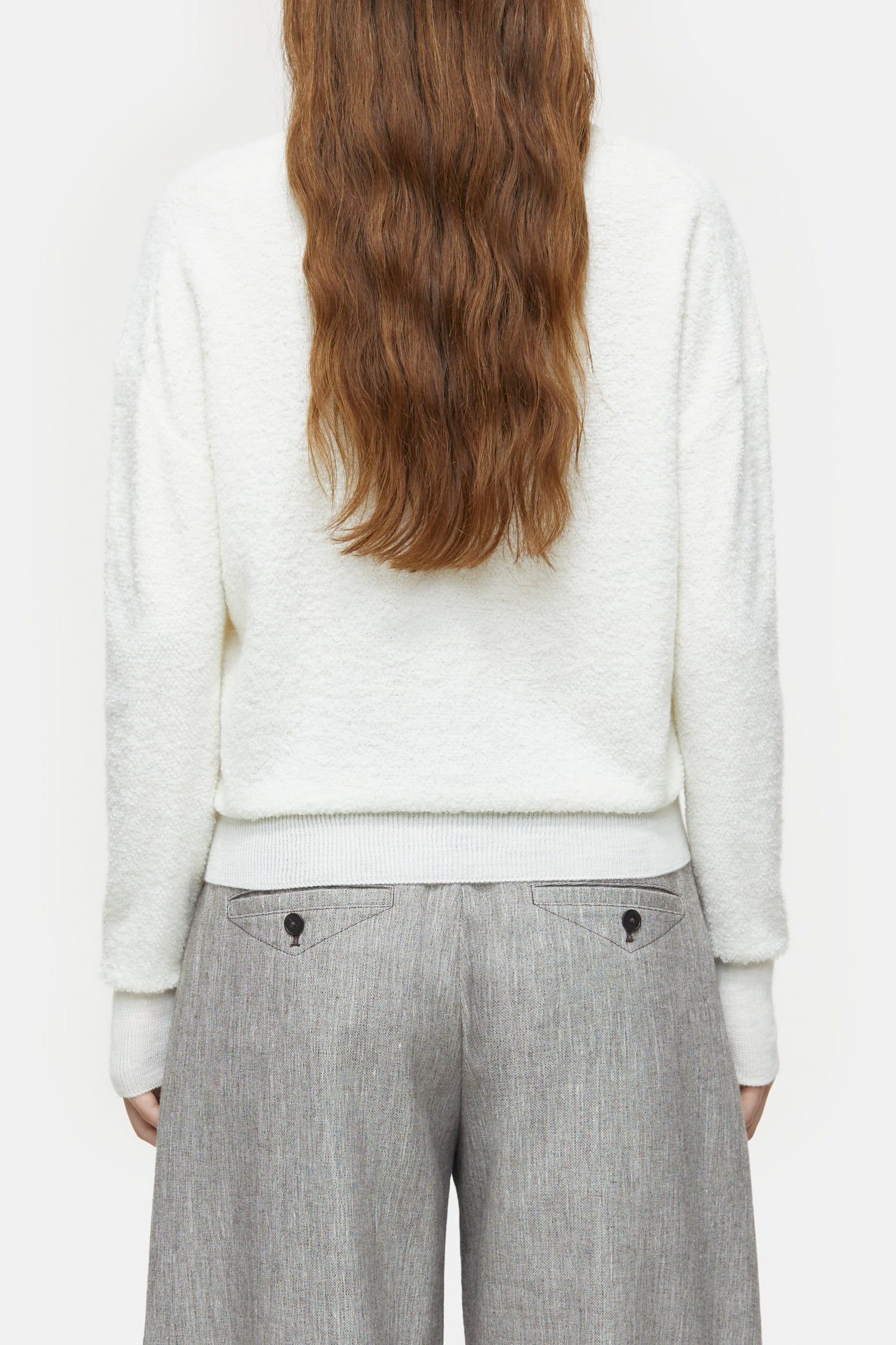 CROPPED MOCK NECK KNITS IVORY 3