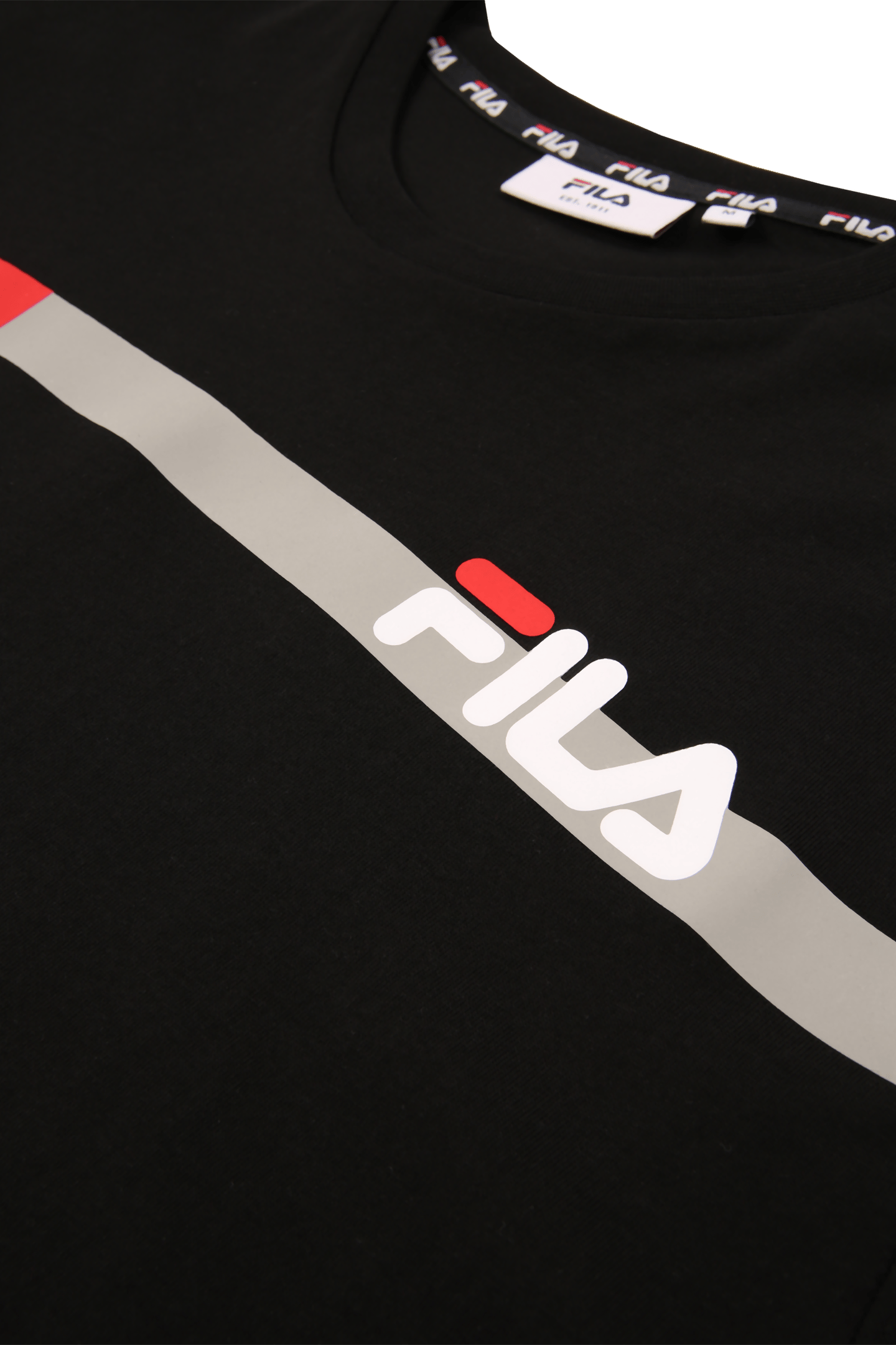 SIDNEY TEE WITH BLOCK STRIPES BLACK 3