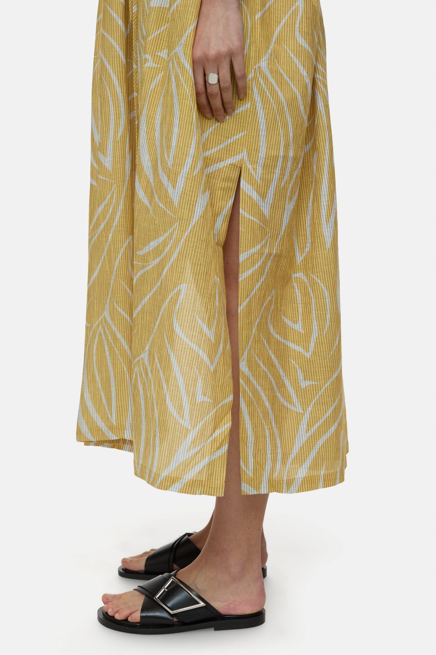 CAFTAN DRESS CALAMATTA YELLOW 4