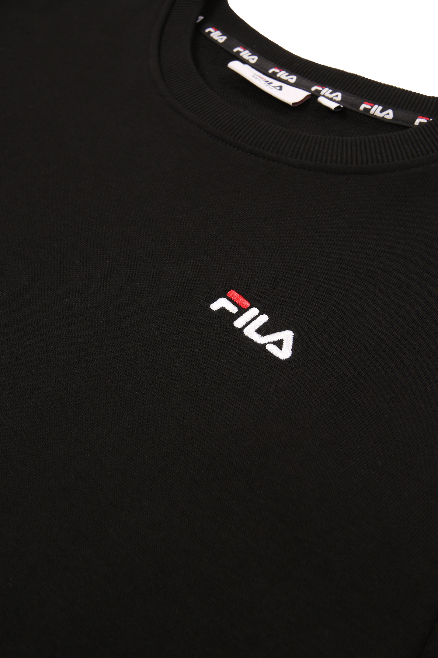 ZNIN LOGO CREW SWEAT BLACK 3